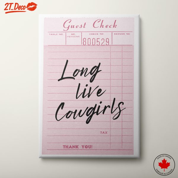 Long Live CougIRls Inspirational Quote Art