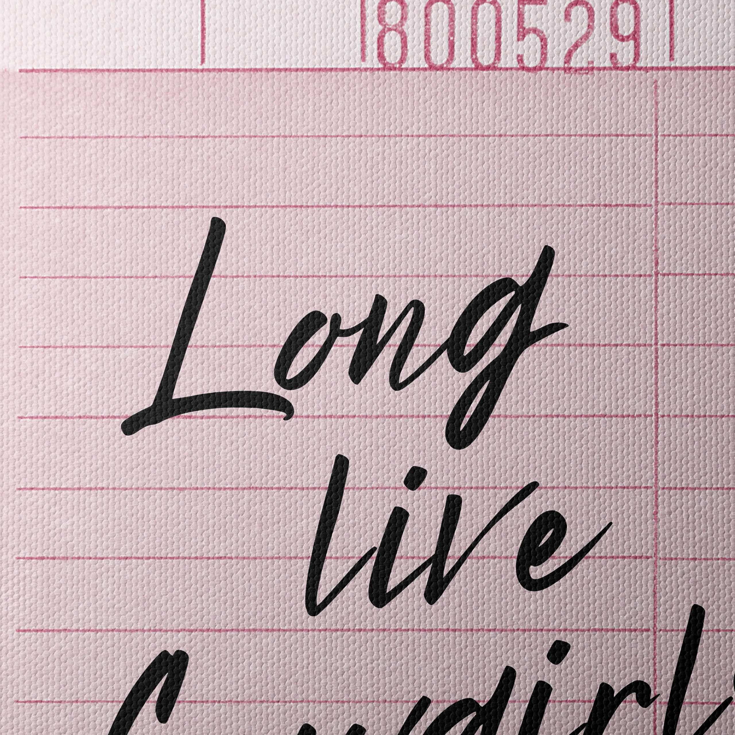 Long Live CougIRls Inspirational Quote Art - Image 4