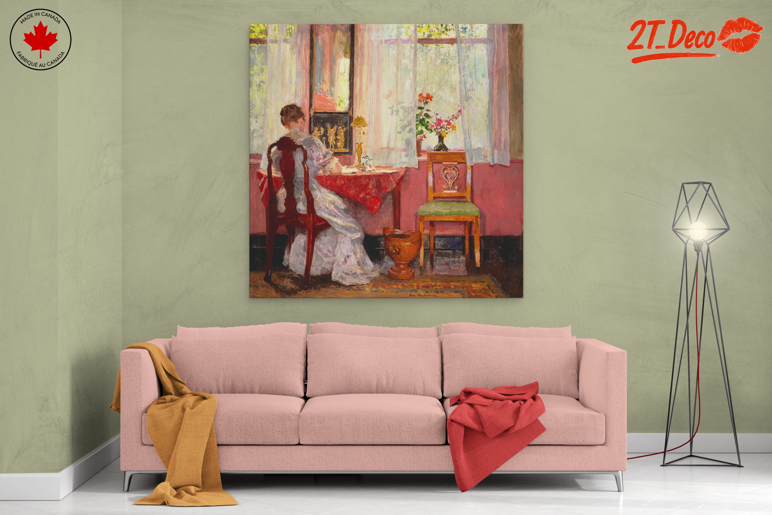 Serene Contemporary Portrait in an Elegant Interior - Image 2