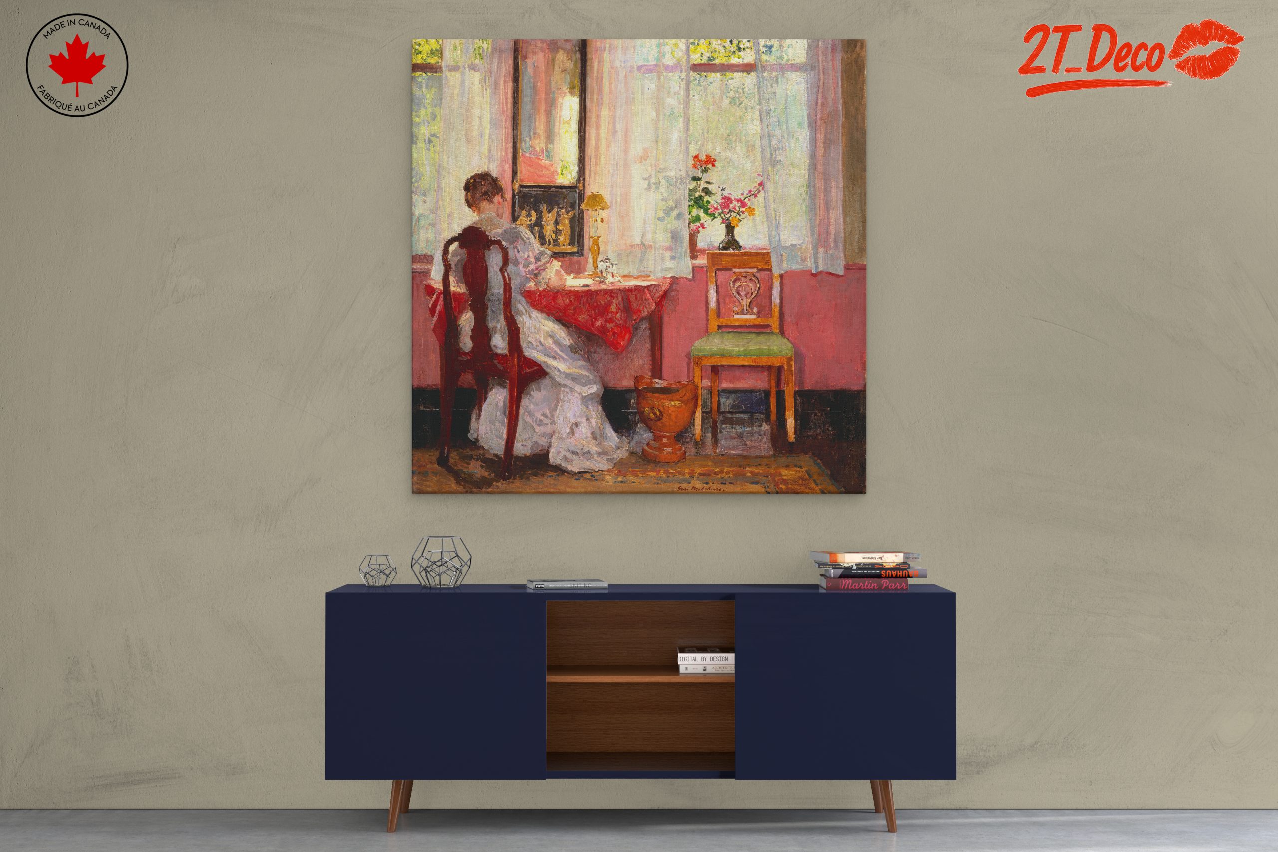 Serene Contemporary Portrait in an Elegant Interior - Image 3