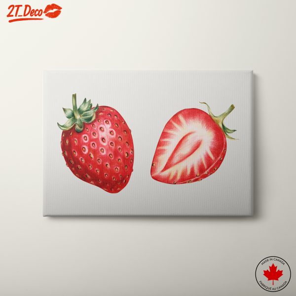 Stylized Strawberry Abstract Art 3