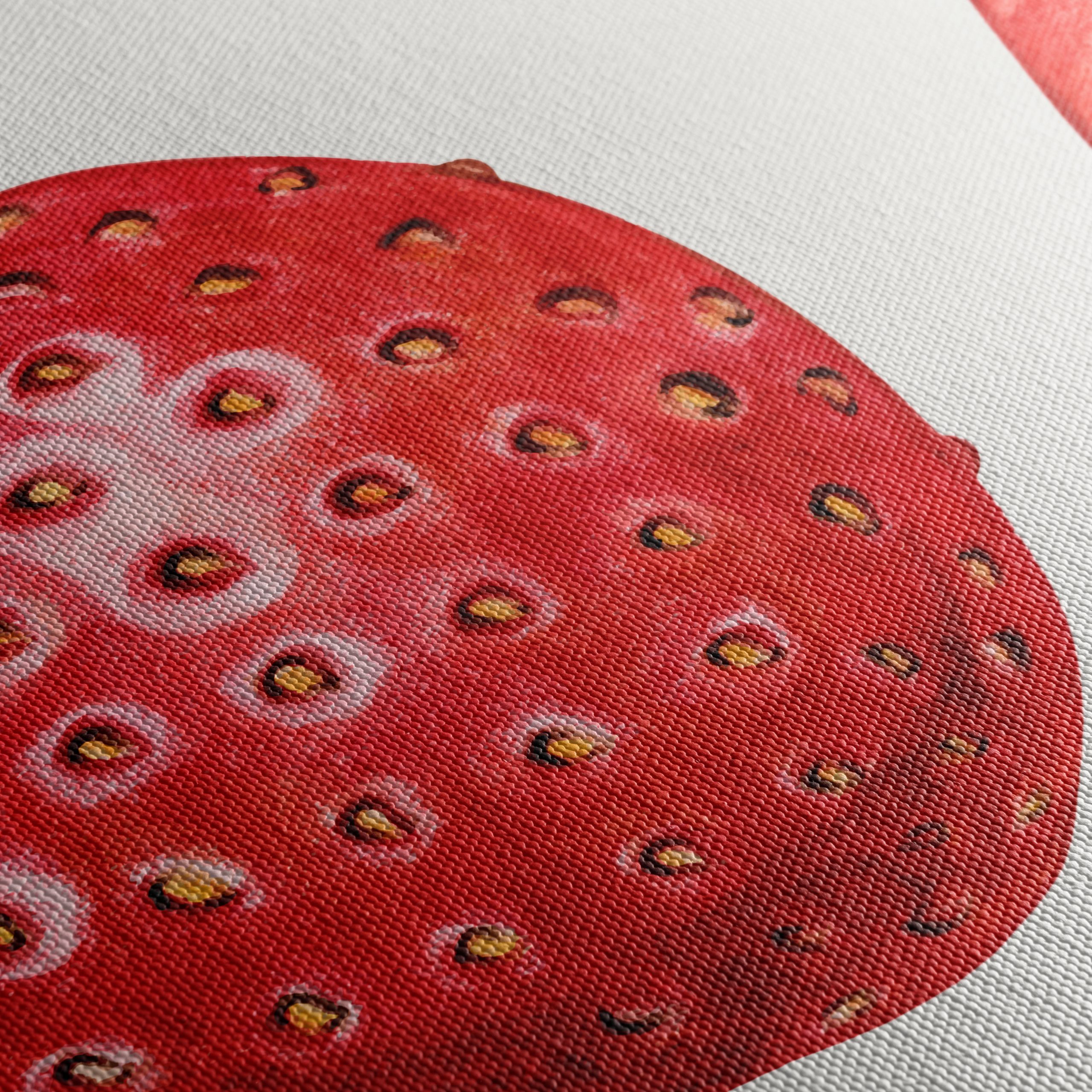 Stylized Strawberry Abstract Art 3 - Image 5