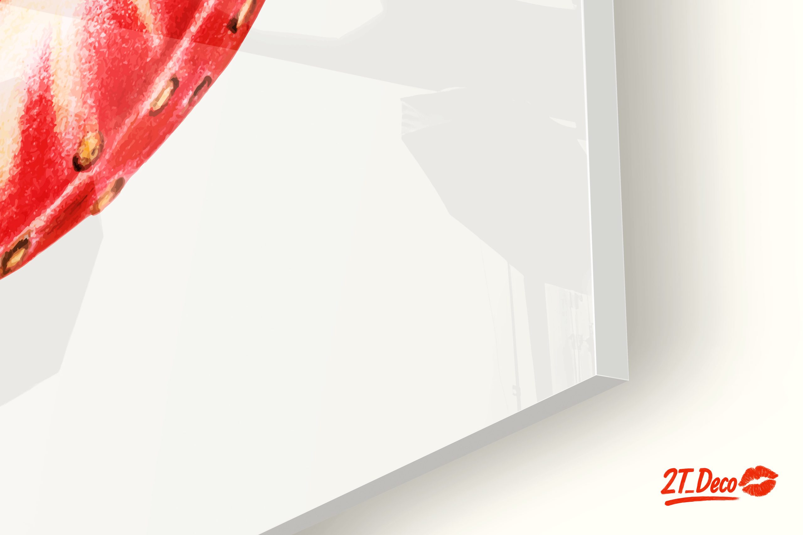 Stylized Strawberry Abstract Art 3 - Image 9