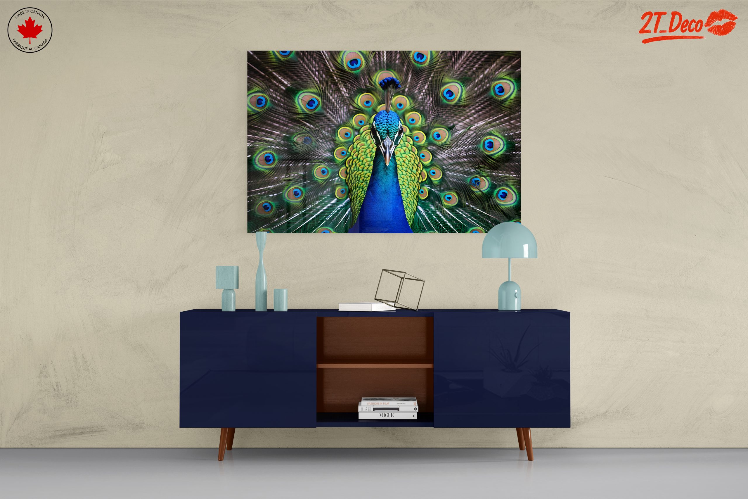 Vibrant Peacock with Colorful Plumage - Image 8