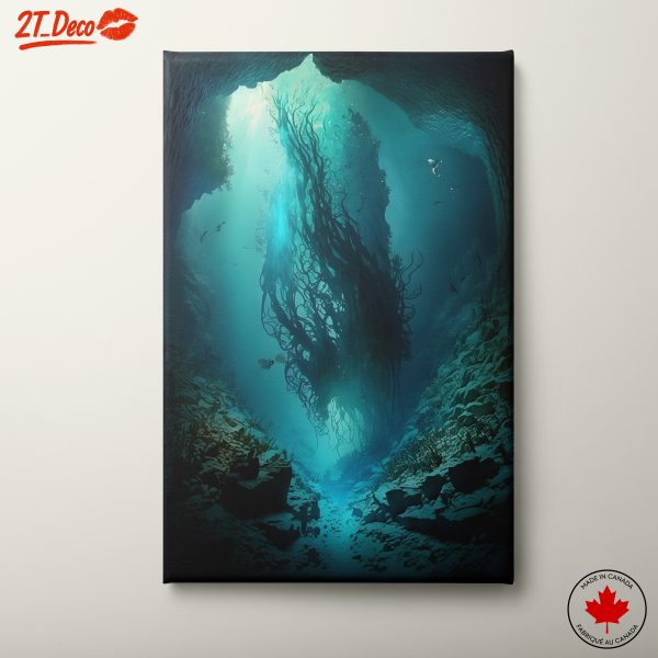 Underwater Scene with Vibrant Aquatic Life