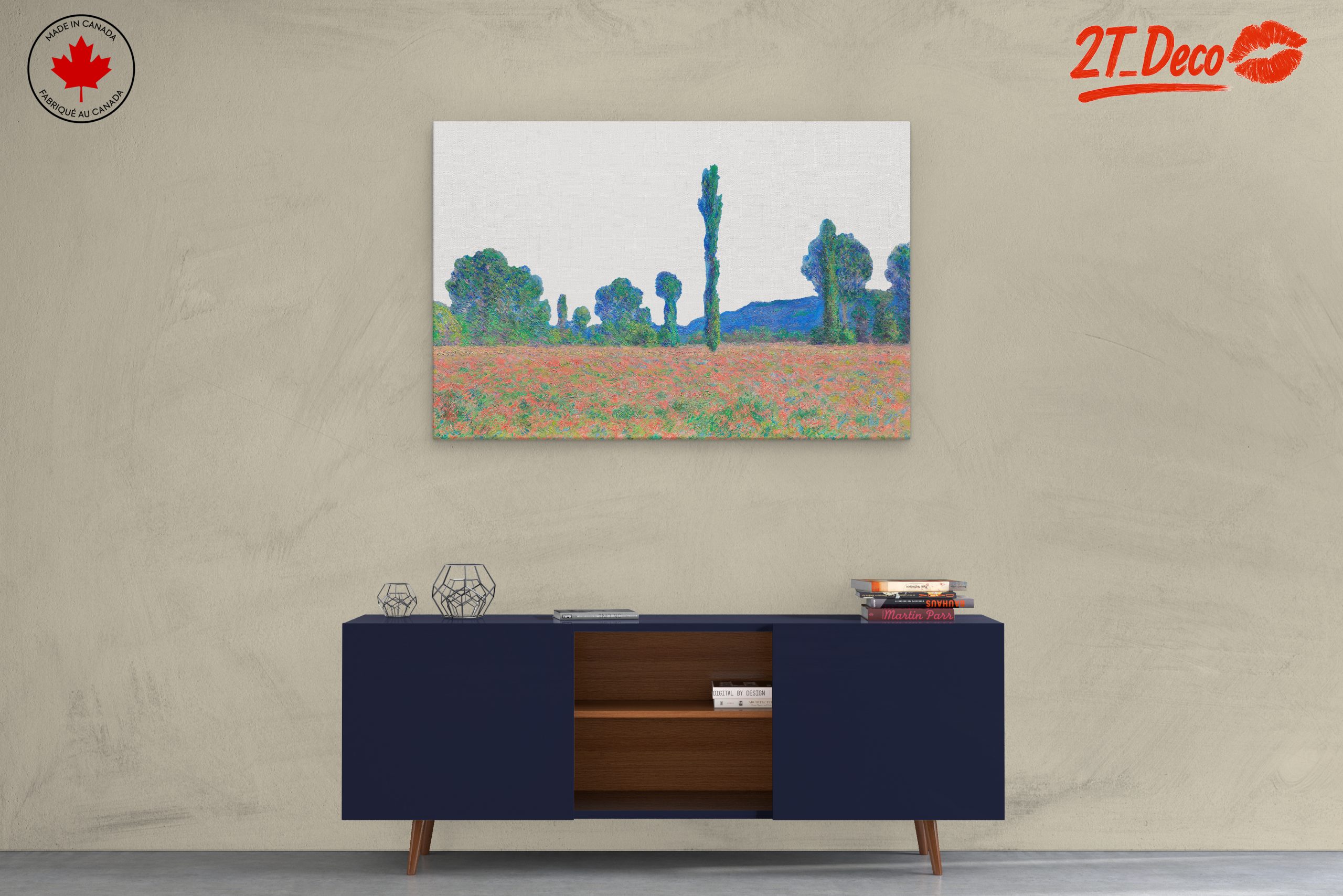 Vibrant Abstract Landscape with Trees 2 - Image 3