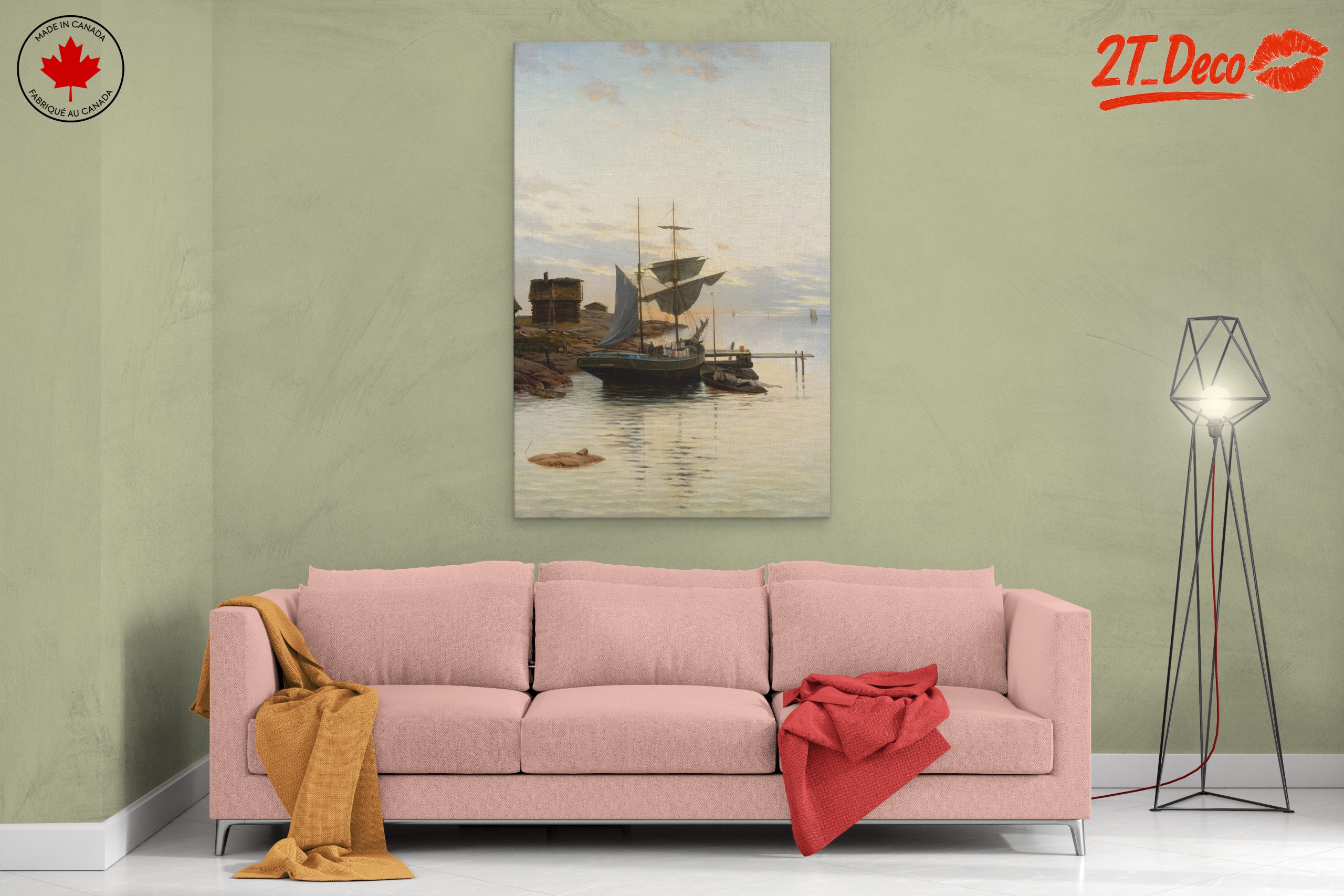 Tranquil Maritime Fantasy Landscape - Image 2