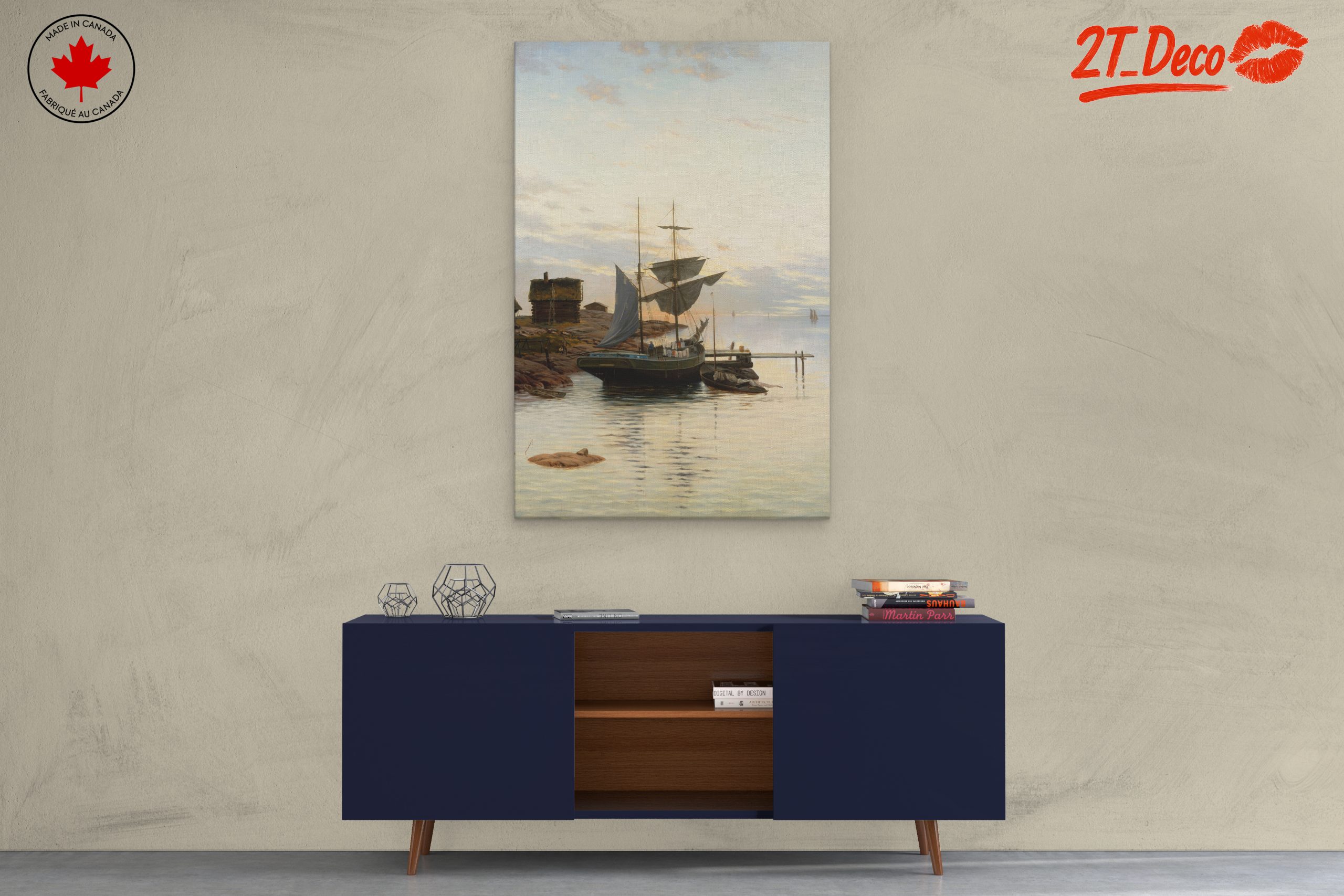 Tranquil Maritime Fantasy Landscape - Image 3