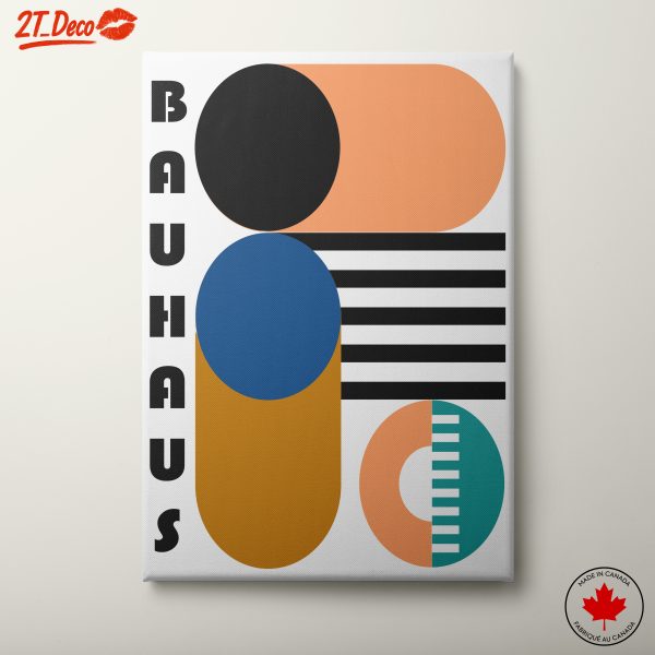 Bauhaus Inspired Geometric Artwork