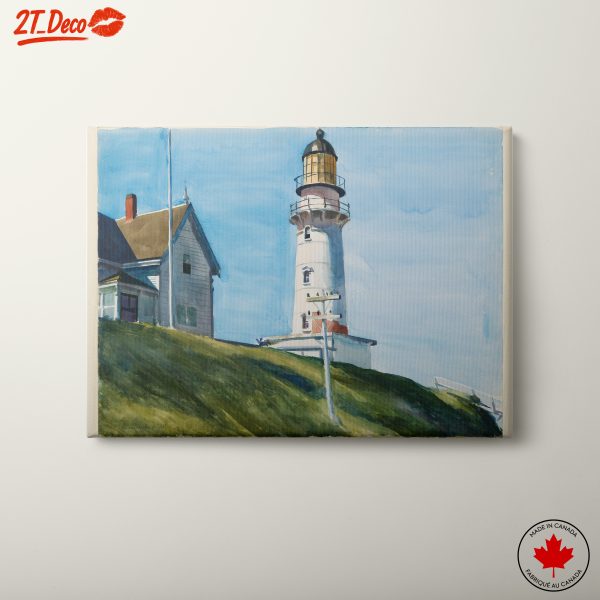 Bright Coastal Lighthouse Art