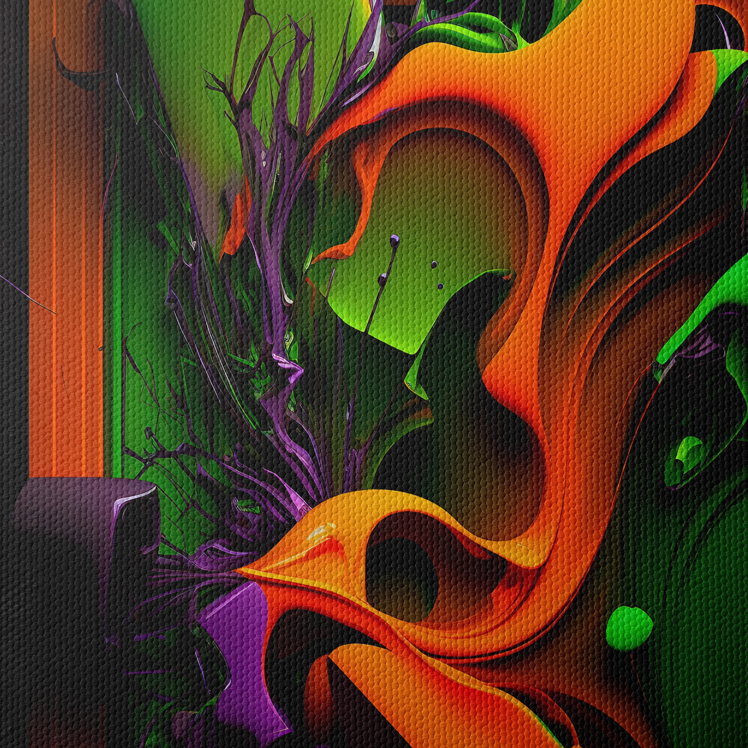 Vibrant Dynamic Abstract Art Composition 2 - Image 4