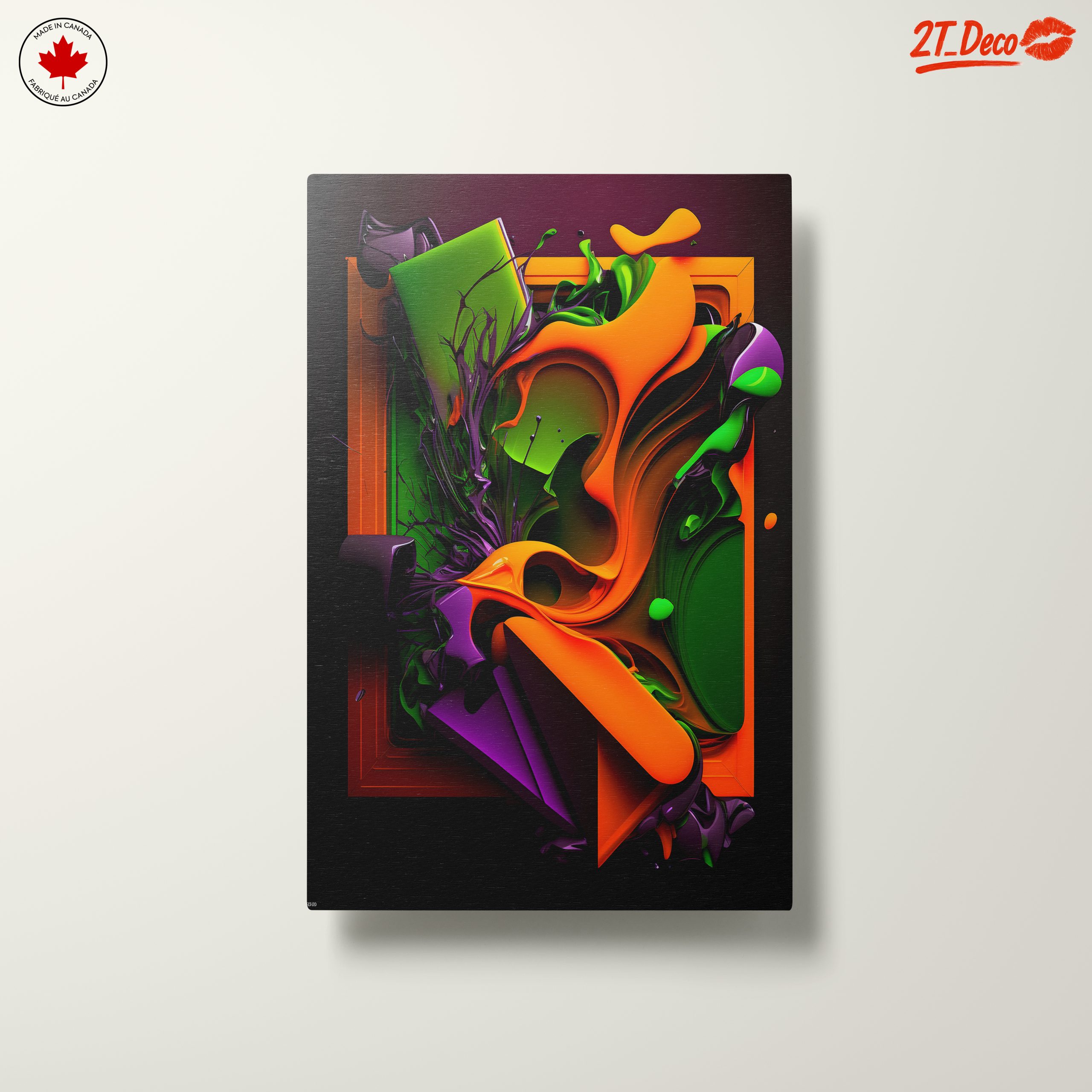Vibrant Dynamic Abstract Art Composition 2 - Image 10