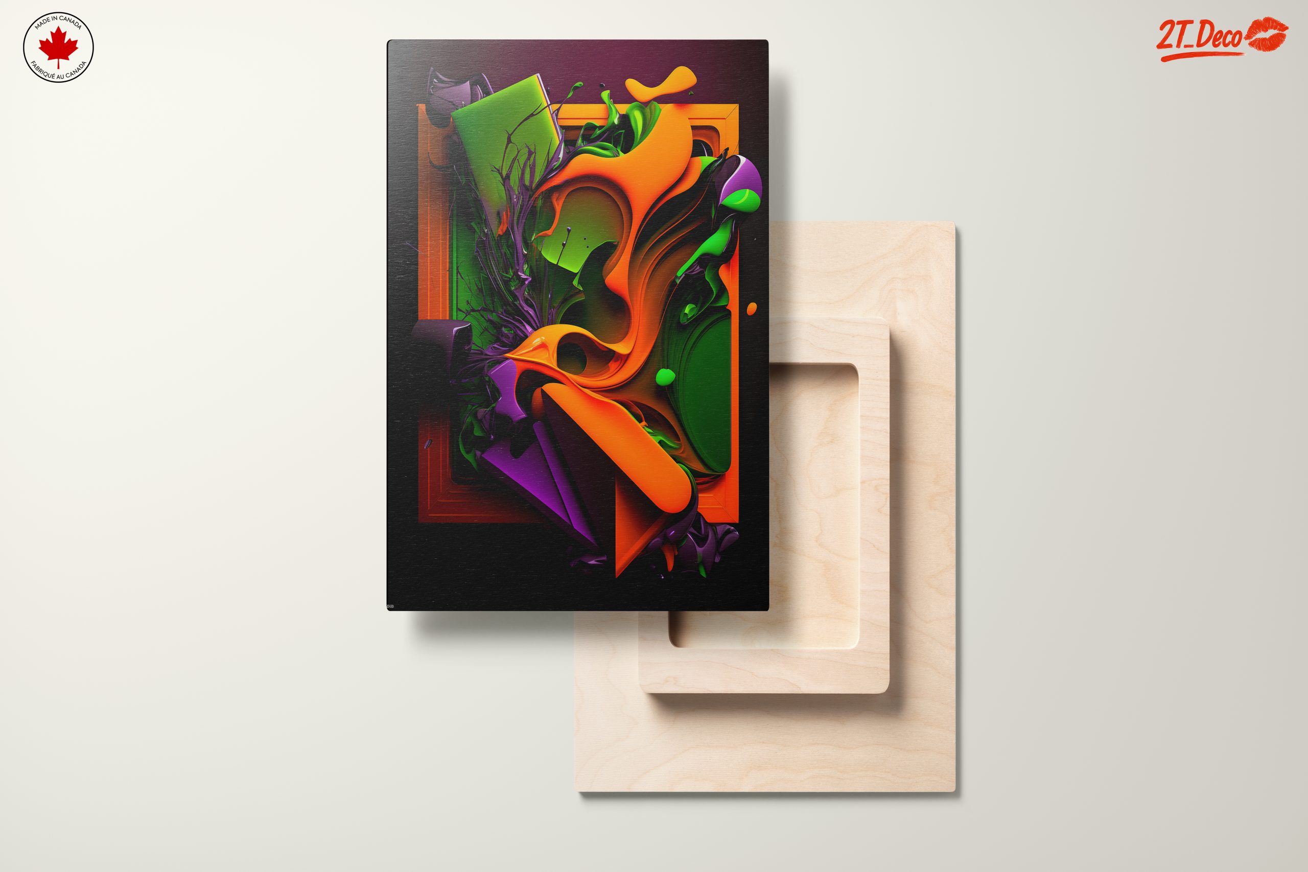 Vibrant Dynamic Abstract Art Composition 2 - Image 11