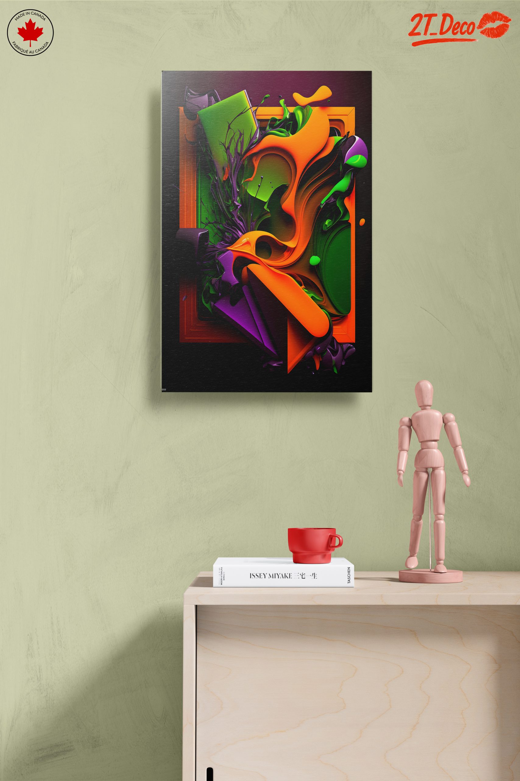 Vibrant Dynamic Abstract Art Composition 2 - Image 14