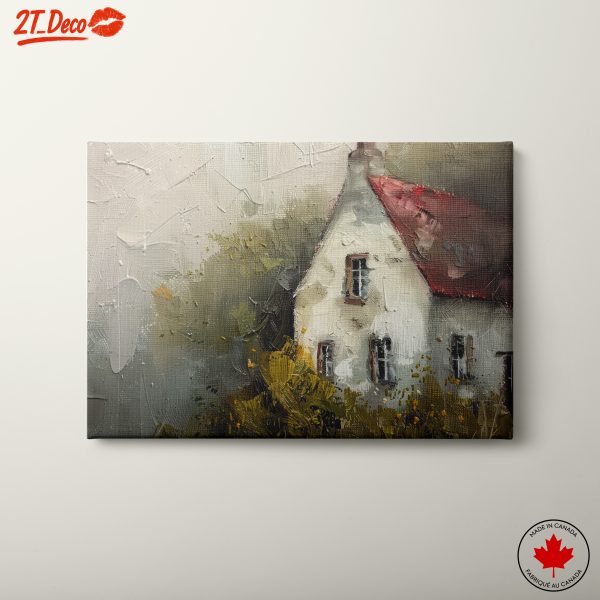 Serene Landscape with a Charming House