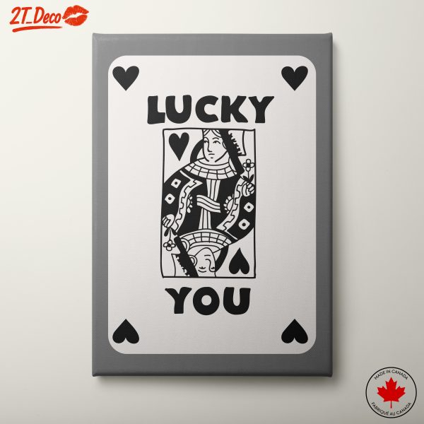 Lucky You Playing Card Art 10
