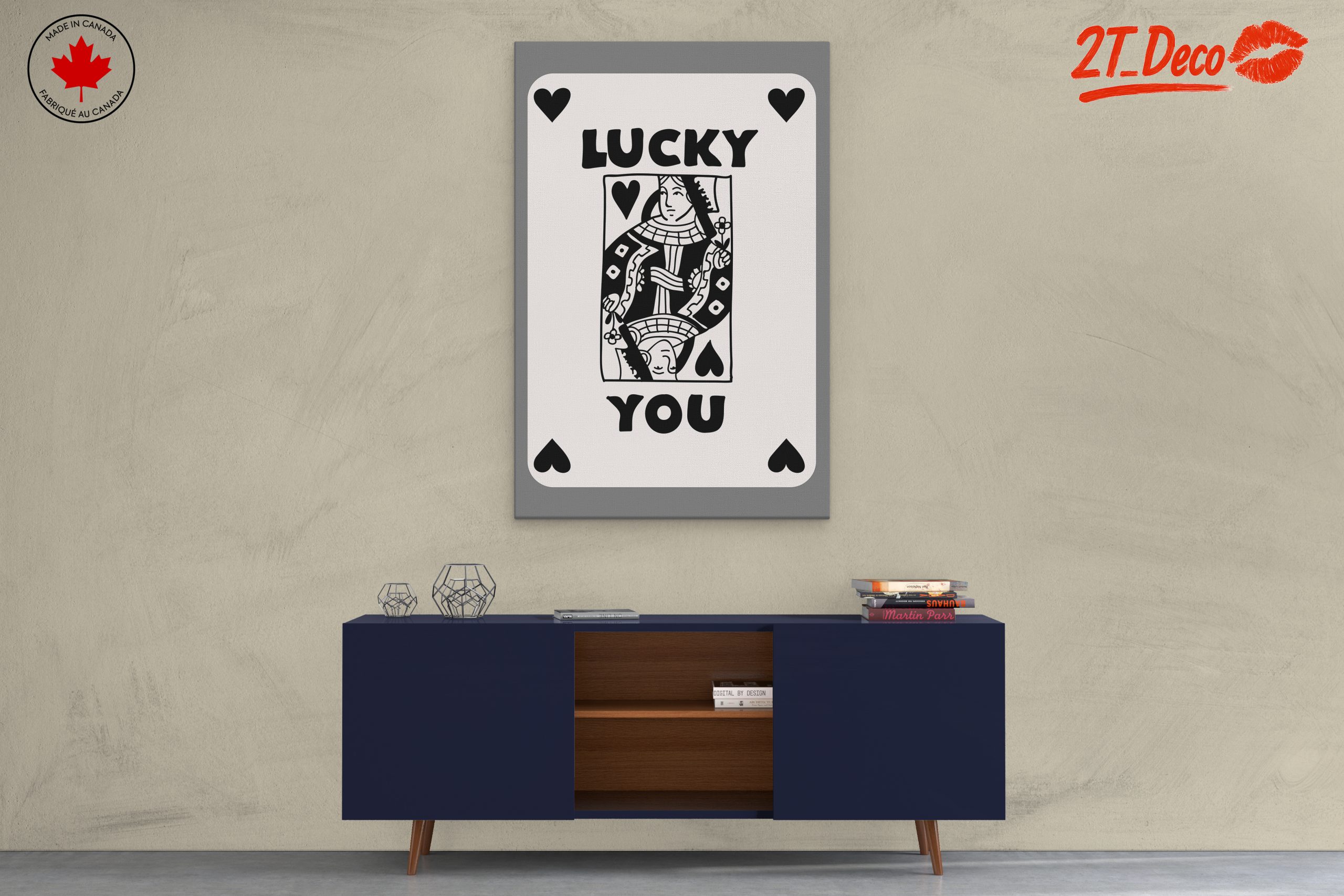 Lucky You Playing Card Art 10 - Image 3