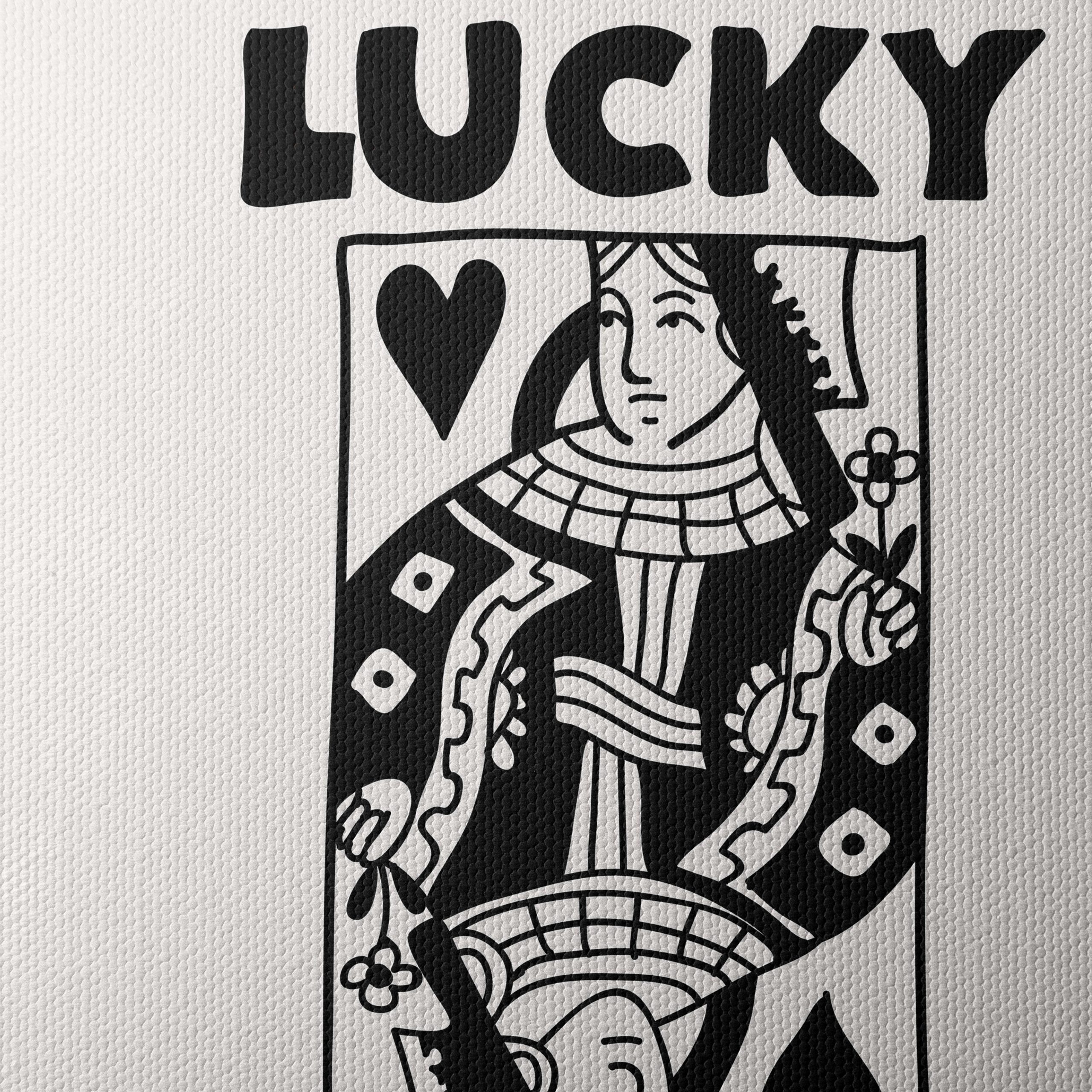 Lucky You Playing Card Art 10 - Image 4
