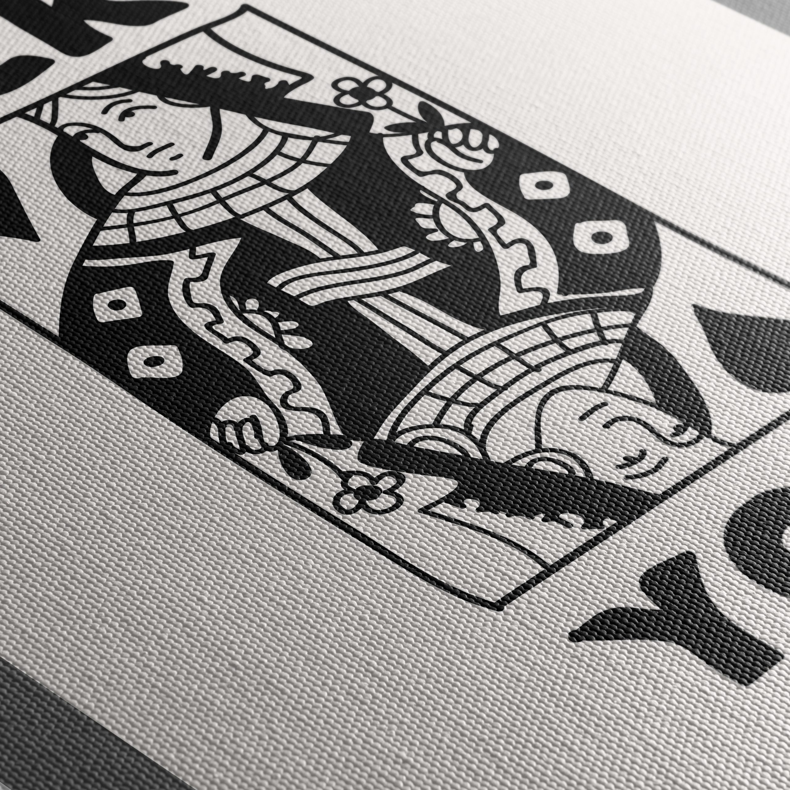 Lucky You Playing Card Art 10 - Image 5
