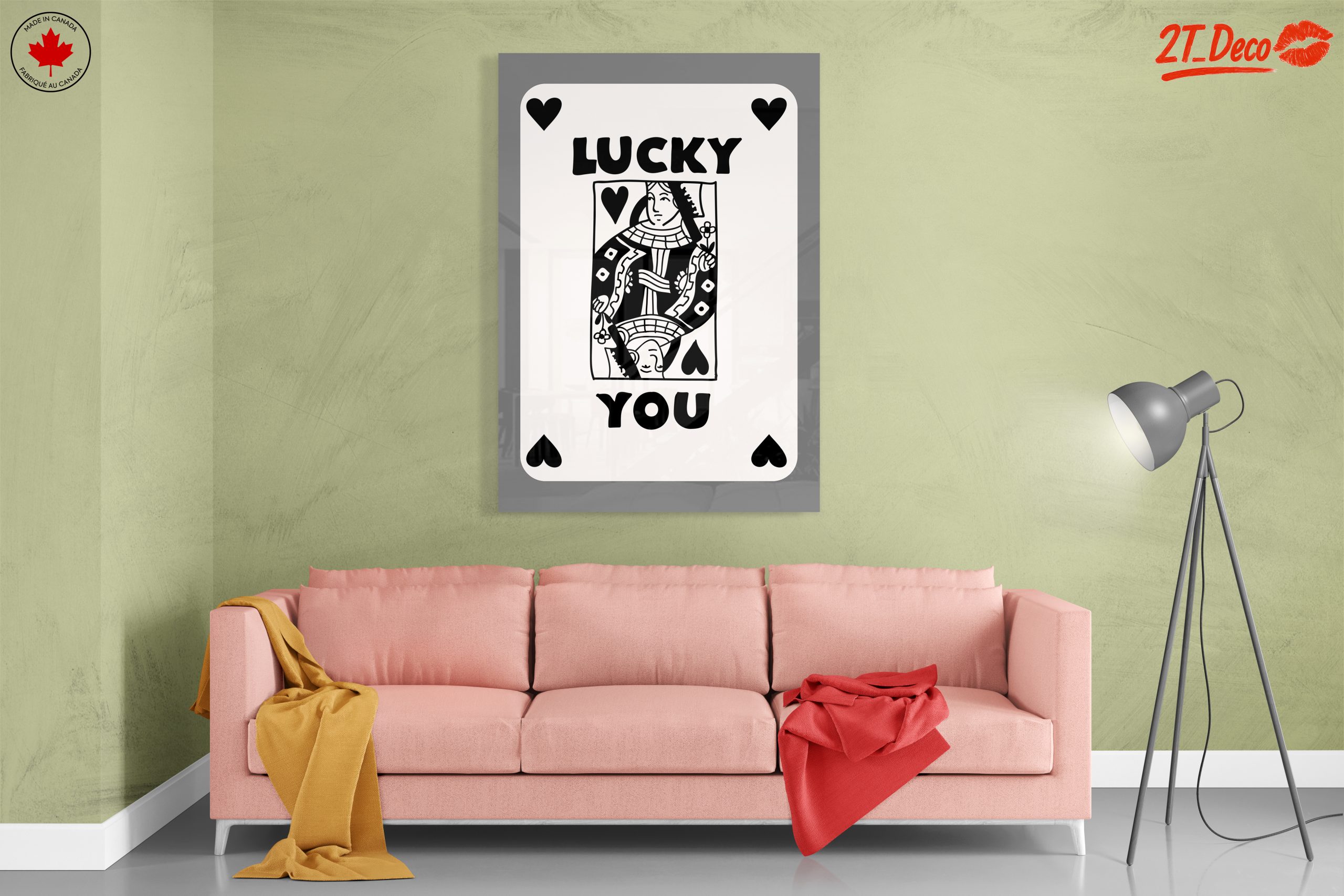 Lucky You Playing Card Art 10 - Image 7