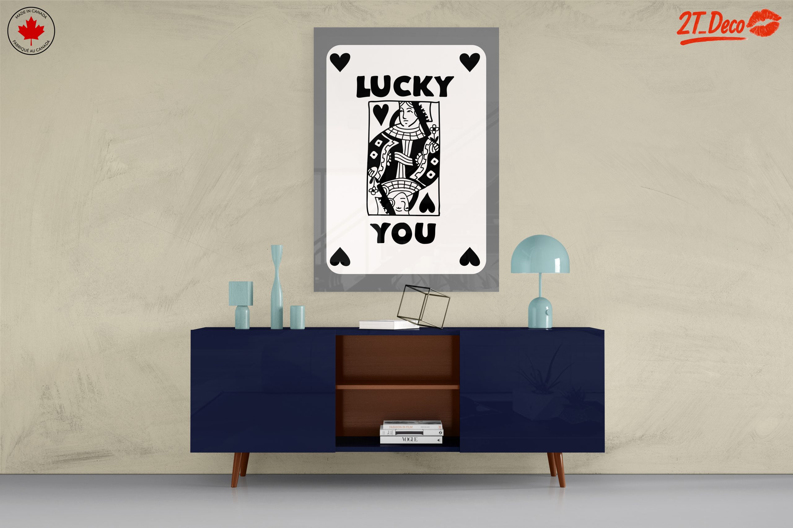 Lucky You Playing Card Art 10 - Image 8