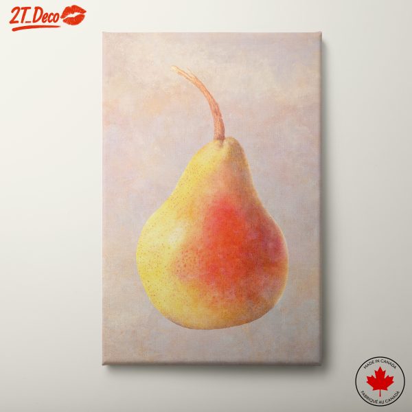 Stylized Pear Abstract Art
