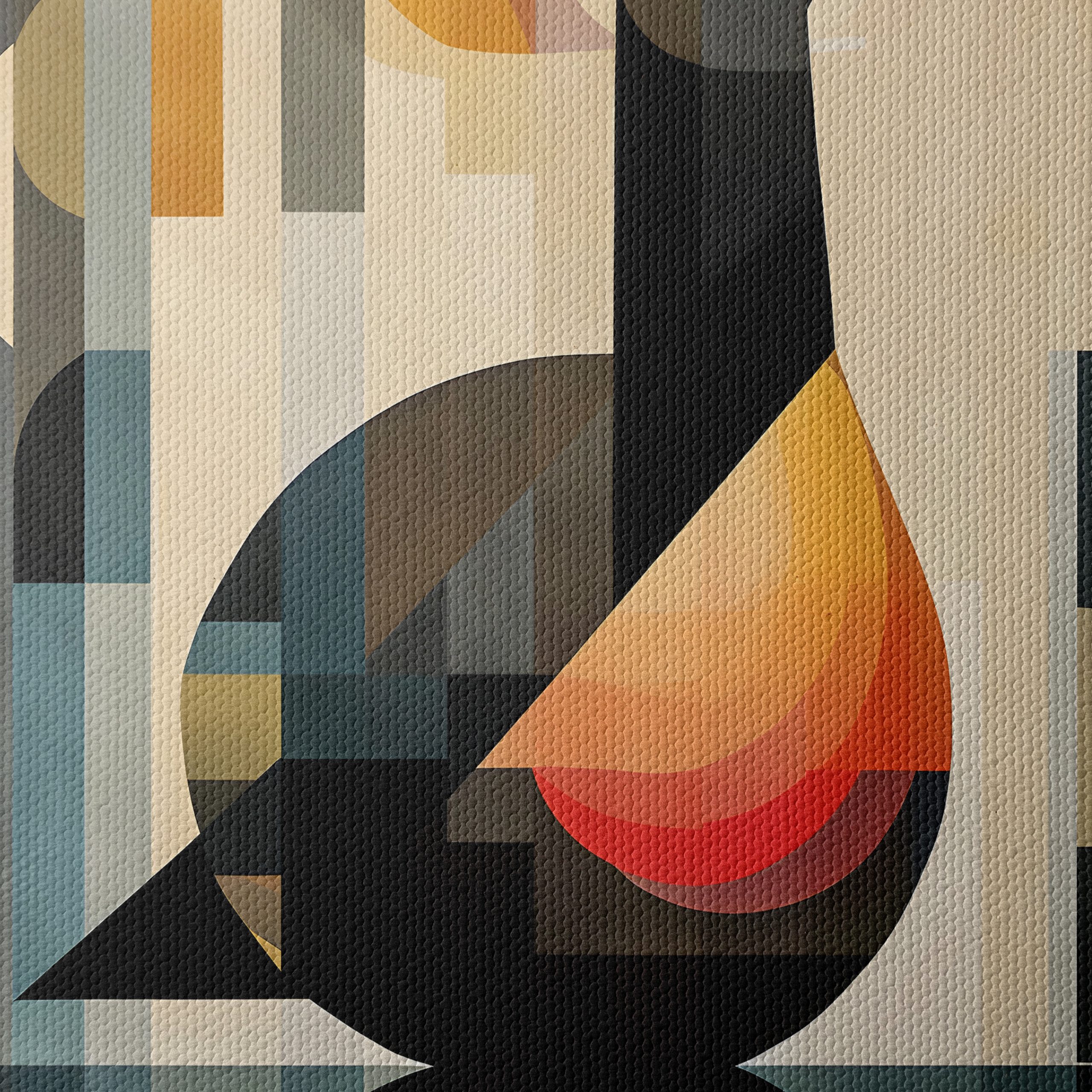 Geometric Bird Artwork with Vibrant Color Palette - Image 4