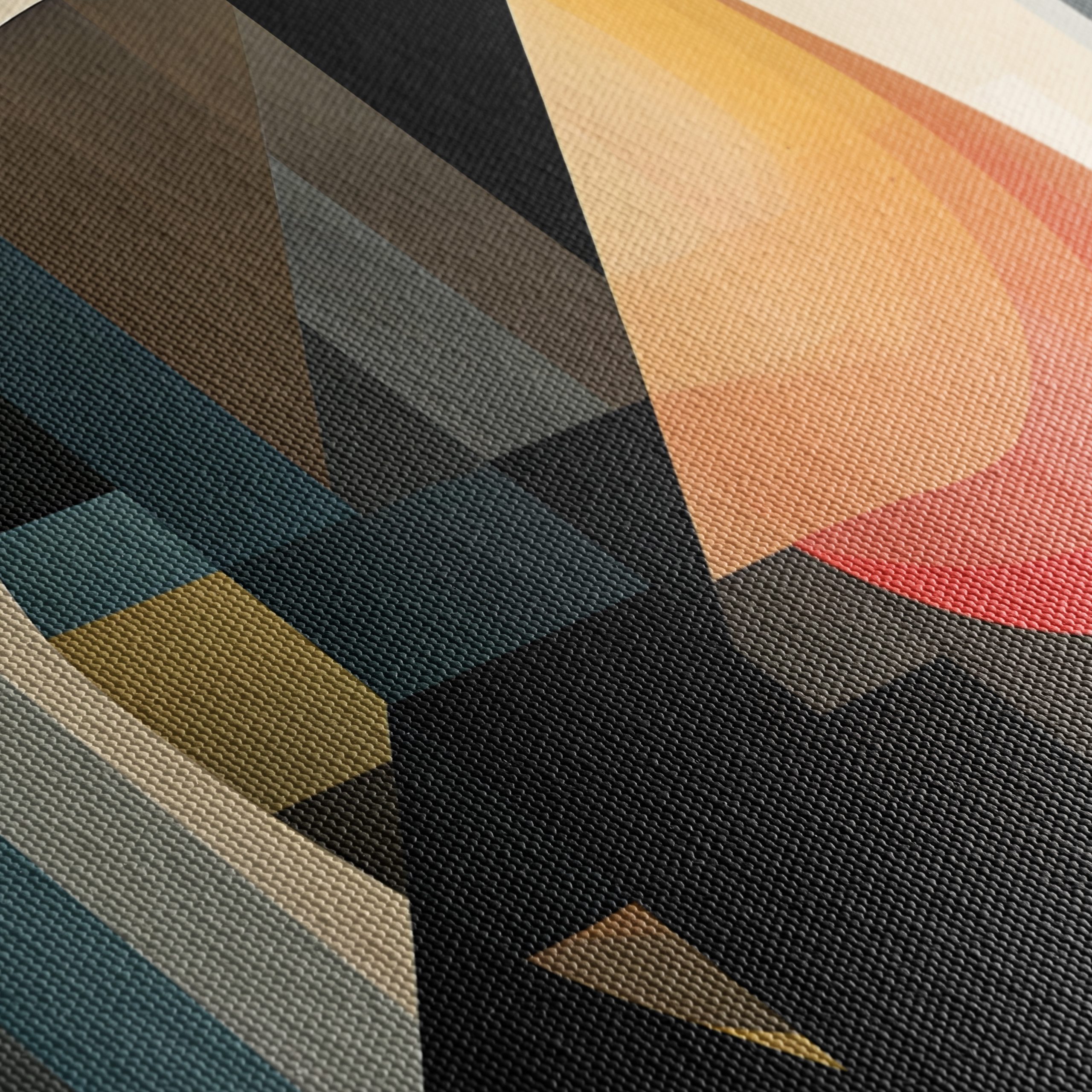 Geometric Bird Artwork with Vibrant Color Palette - Image 5