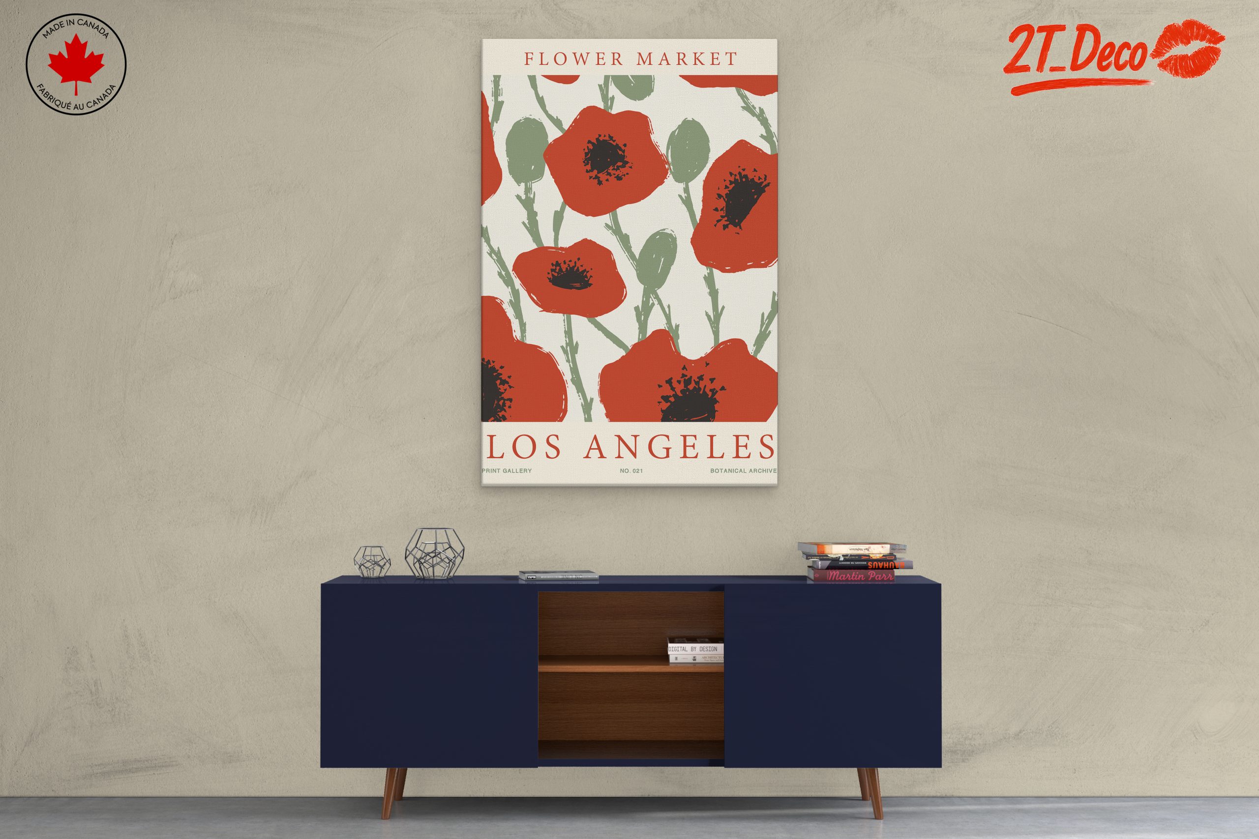 Flower Market Los Angeles Botanical Artwork - Image 3