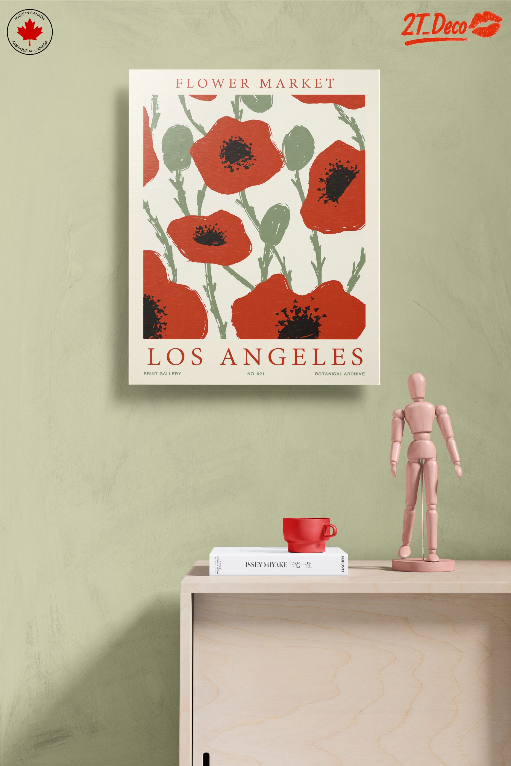 Flower Market Los Angeles Botanical Artwork - Image 14