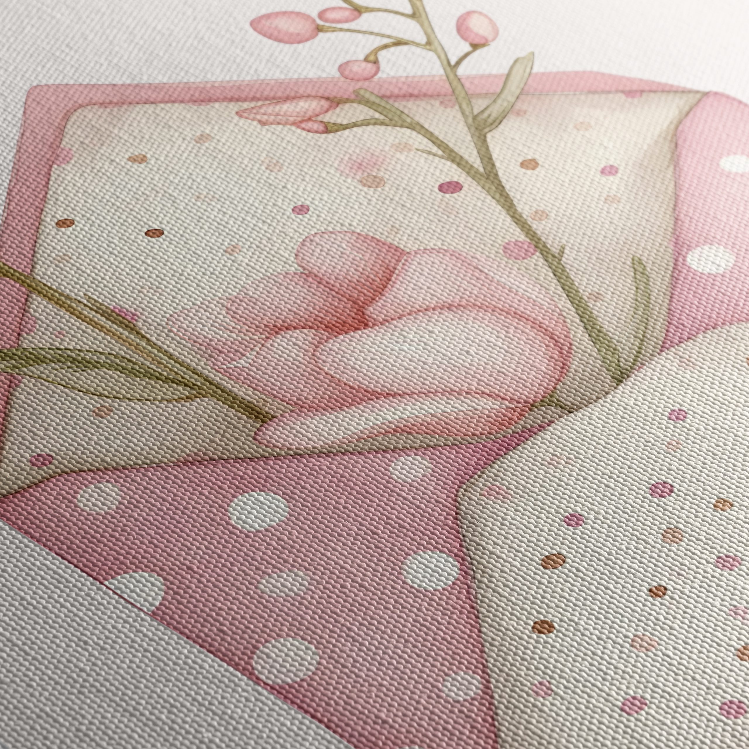 Delicate Floral Envelope Art - Image 5