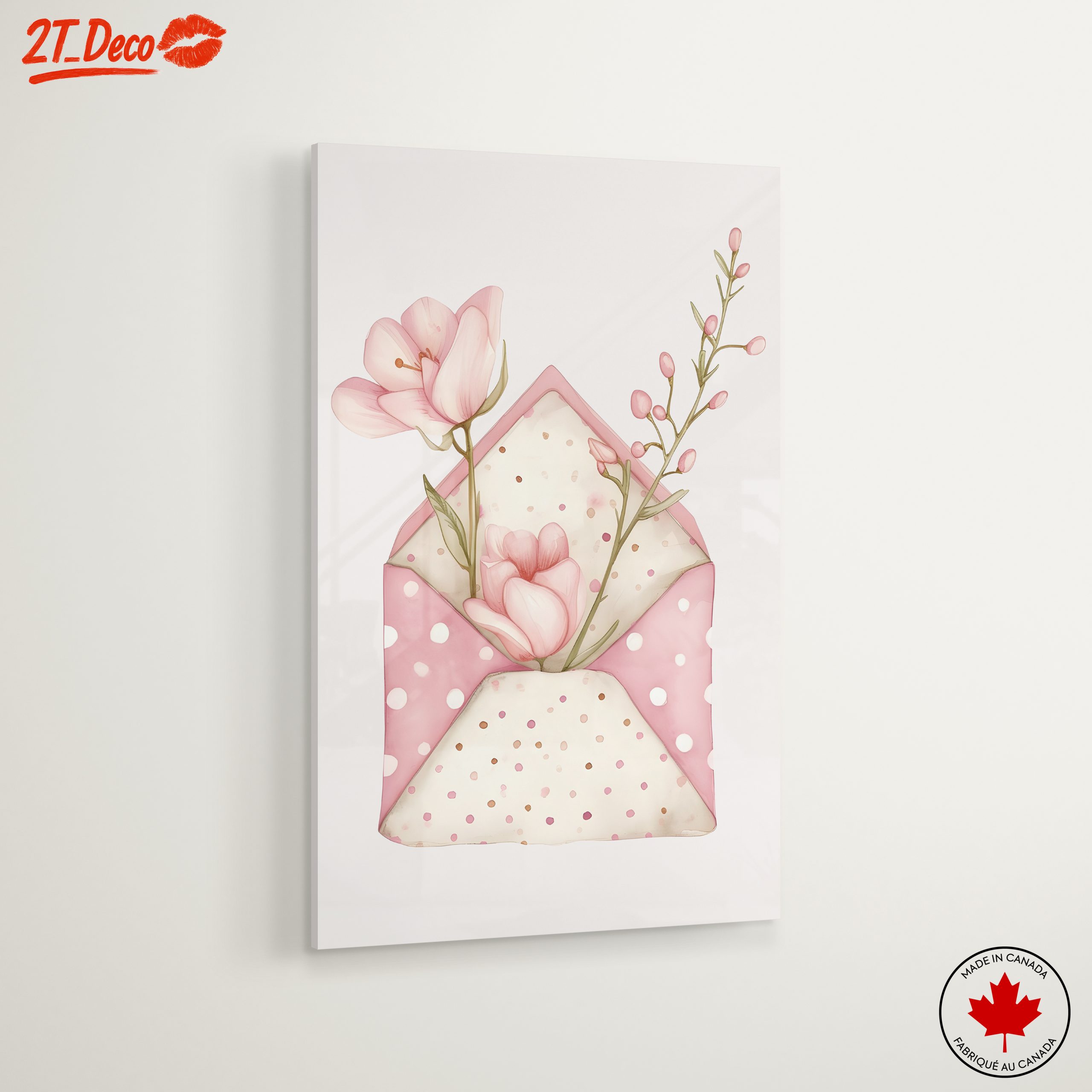 Delicate Floral Envelope Art - Image 6