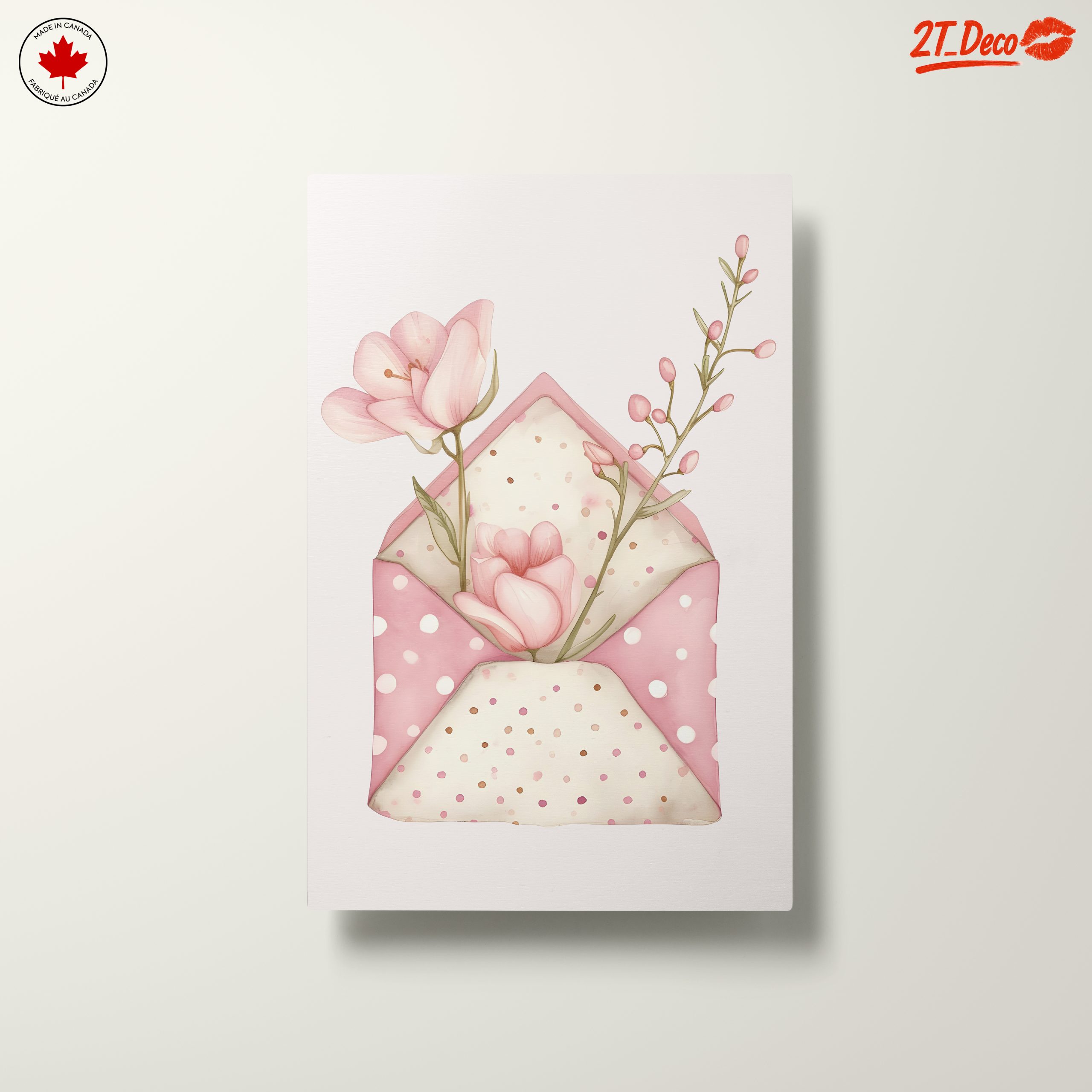 Delicate Floral Envelope Art - Image 10