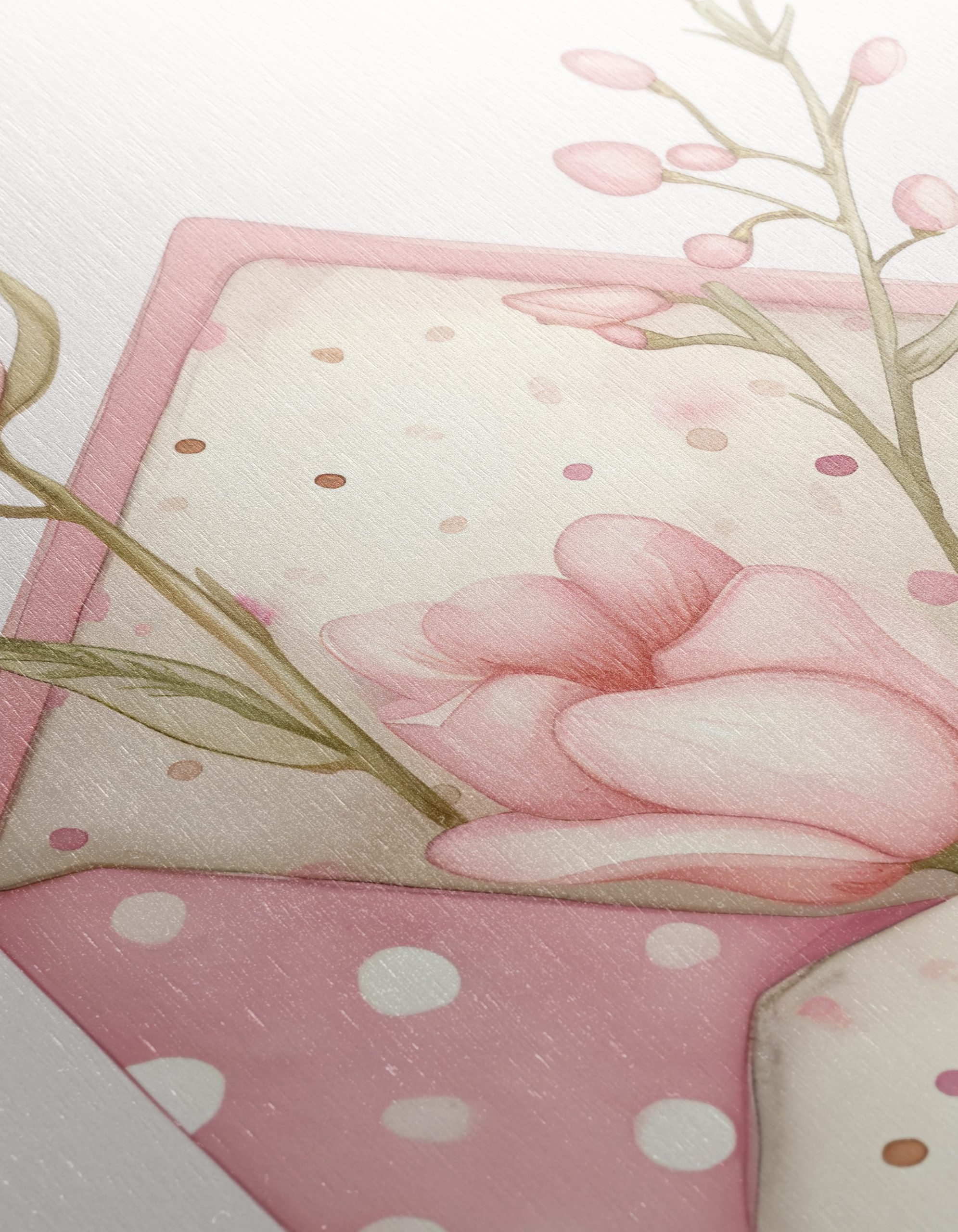 Delicate Floral Envelope Art - Image 12