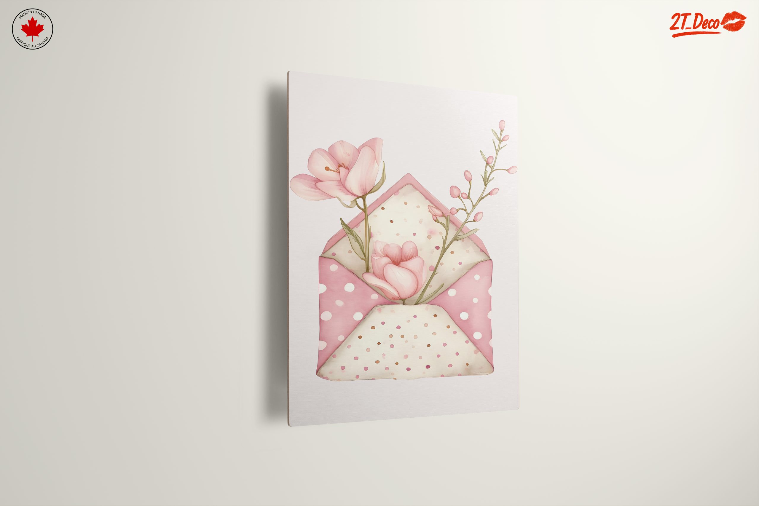 Delicate Floral Envelope Art - Image 13