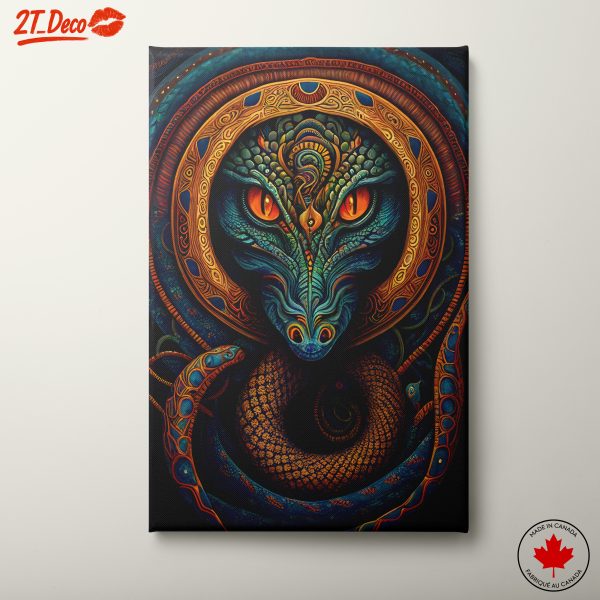 Vibrant Mythical Creature Artwork