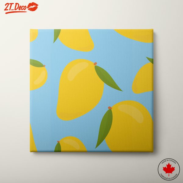 Playful Mango Abstract Art