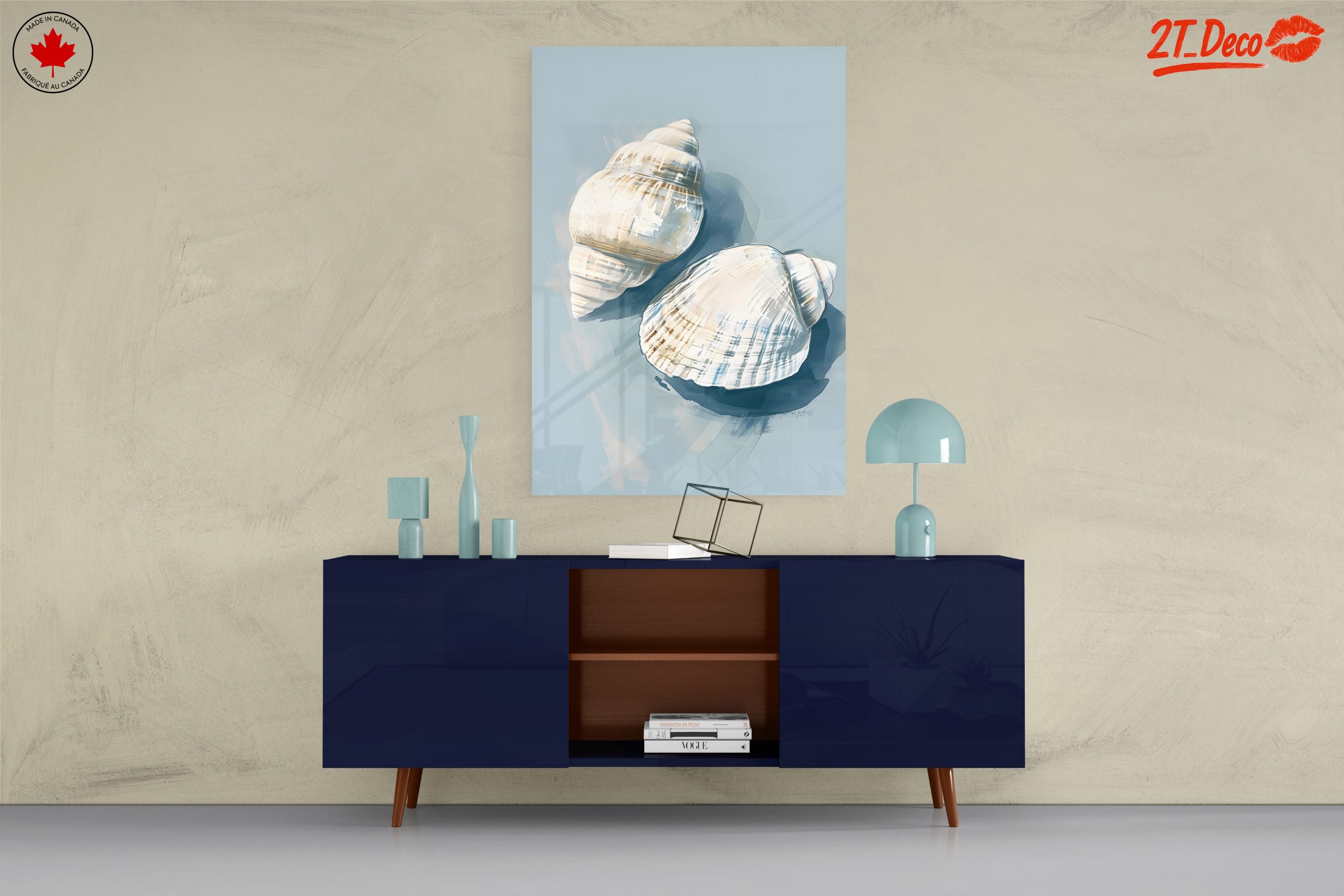 Abstract Seashell Illustration for Beach Lovers - Image 8