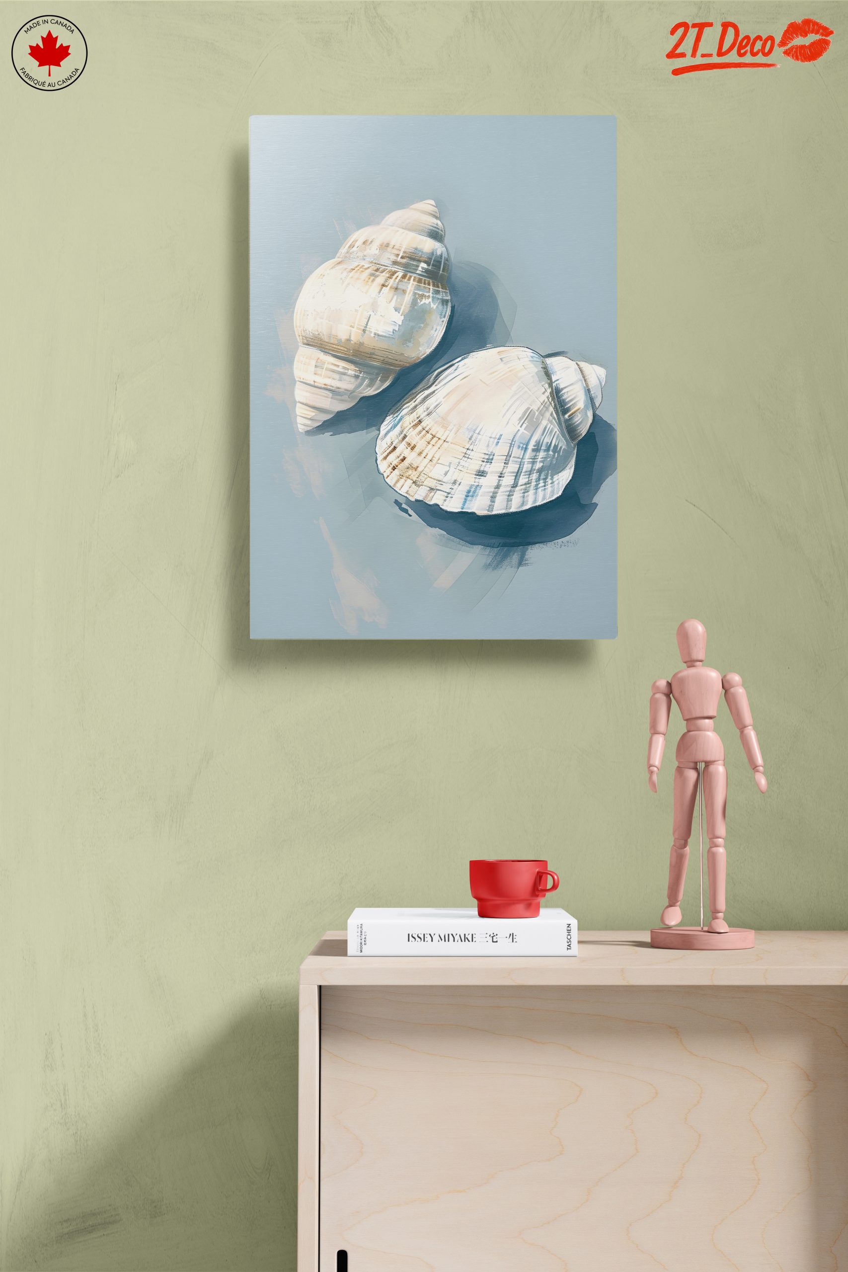 Abstract Seashell Illustration for Beach Lovers - Image 14
