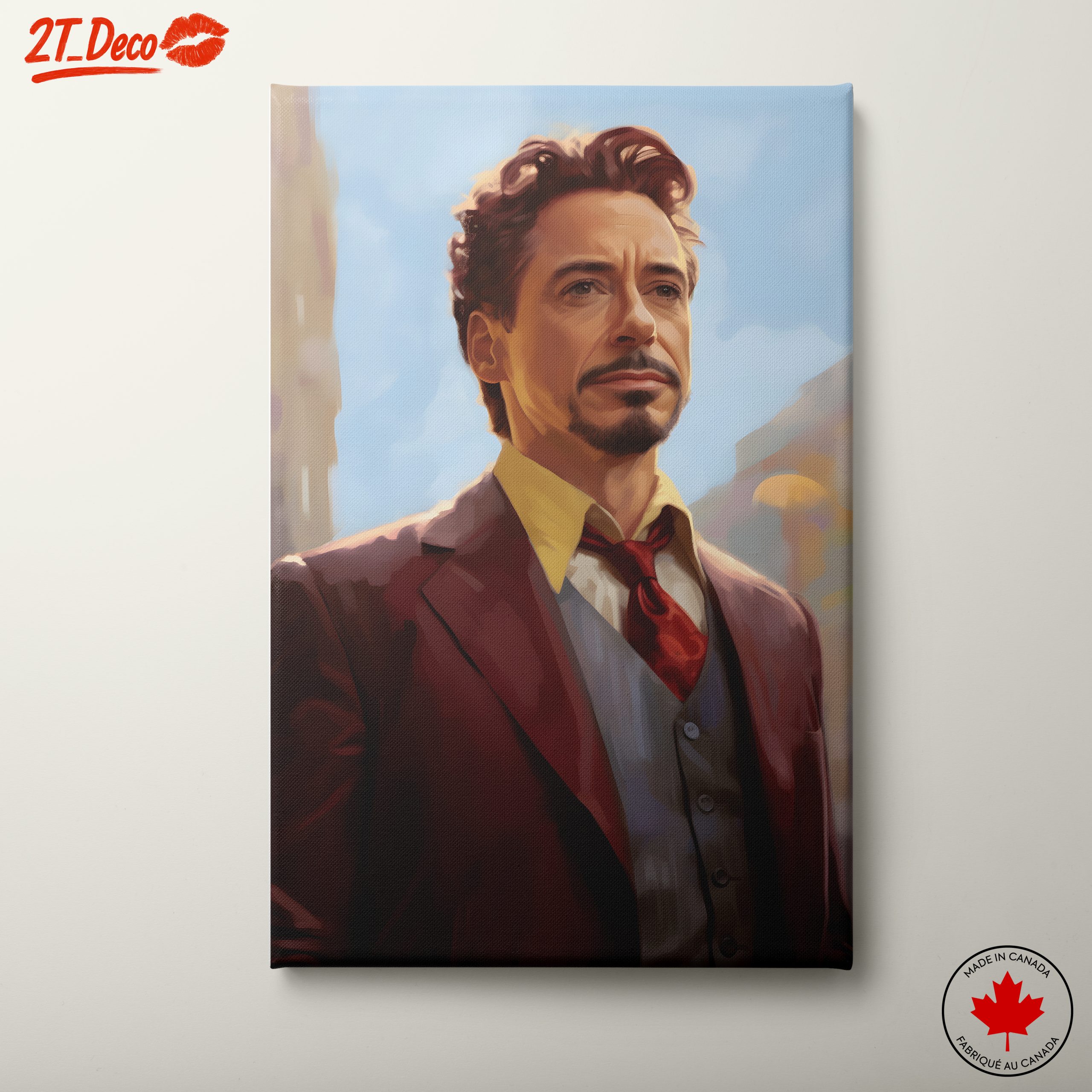 Stylized Character Portrait of a Contemporary Icon