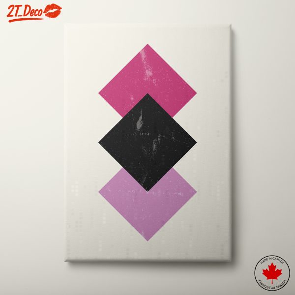 Geometric Abstract Design with Bold Colors
