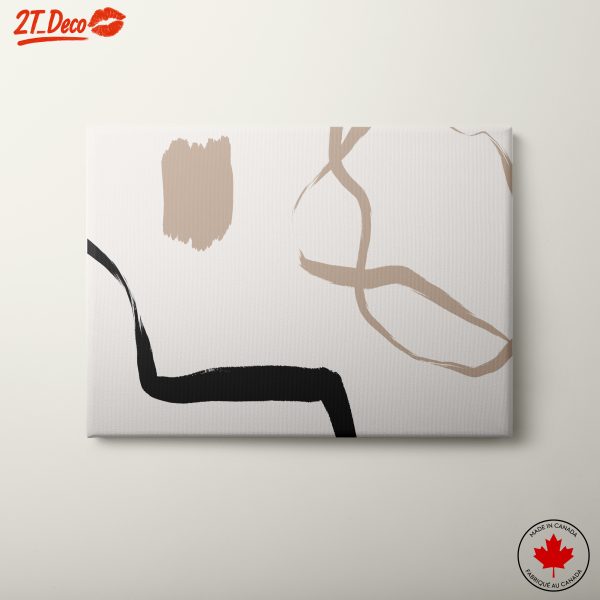 Contemporary Abstract Art with Bold Lines