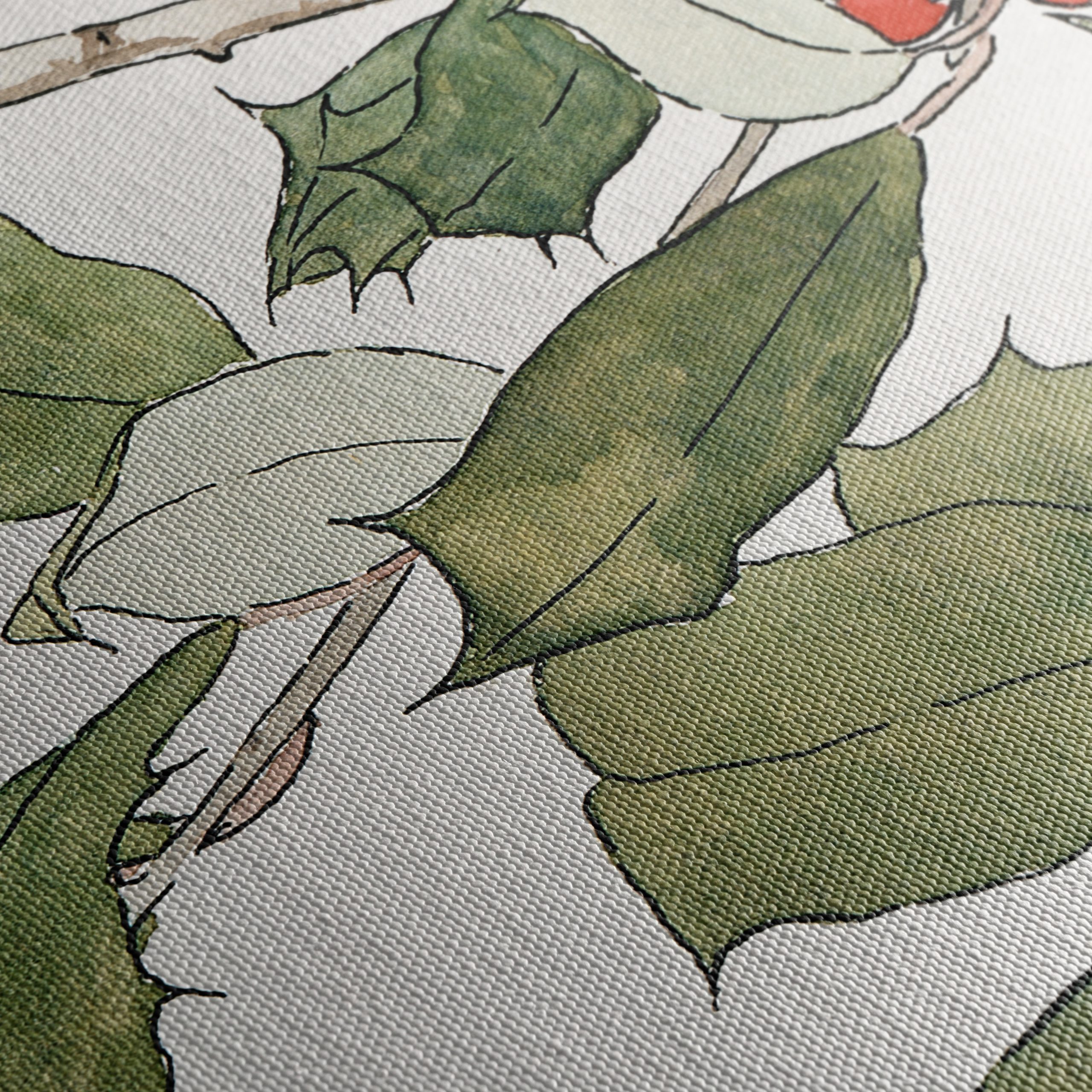Holly Leaves and Berries Botanical Artwork - Image 5