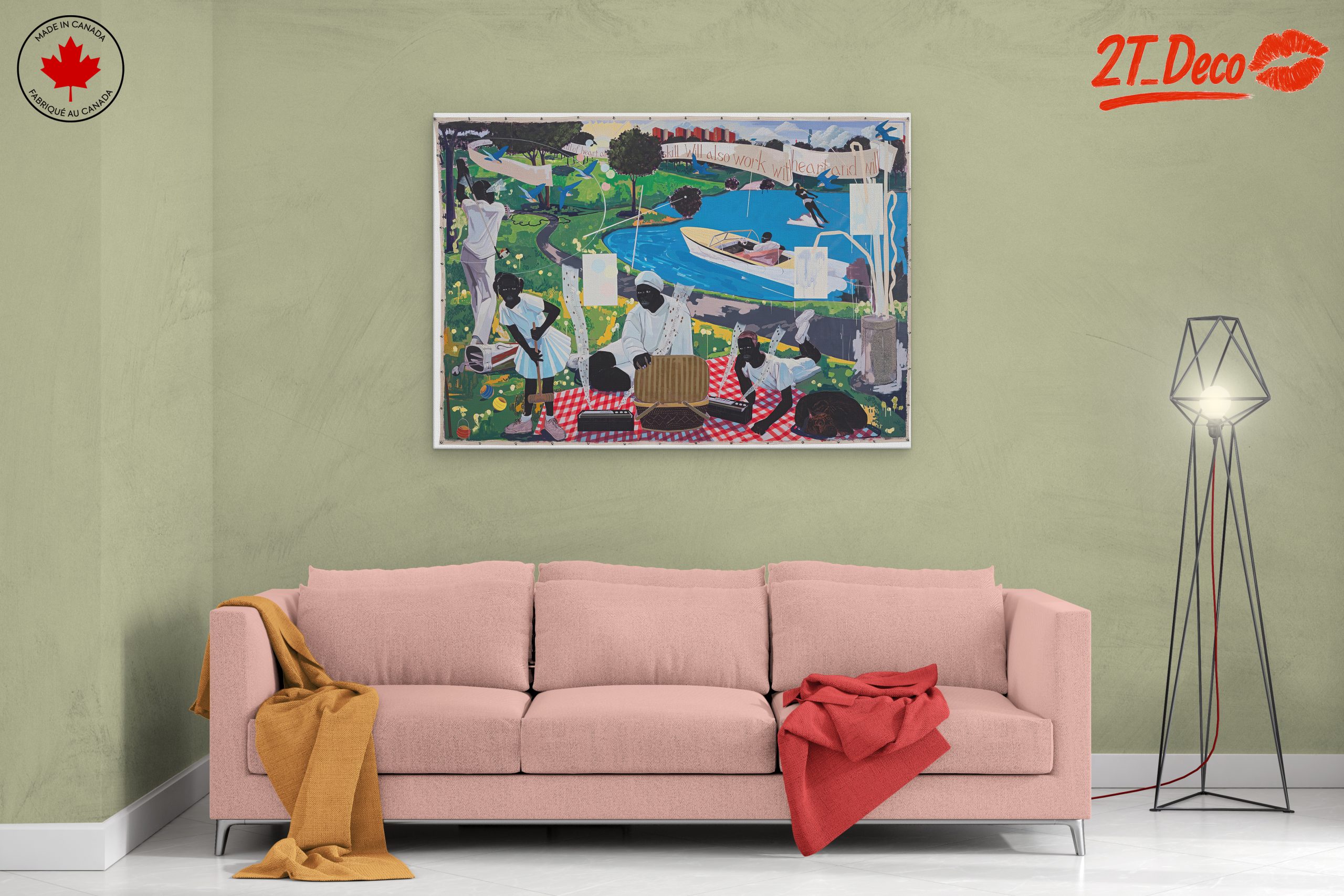 Vibrant Contemporary Urban Art Scene - Image 2