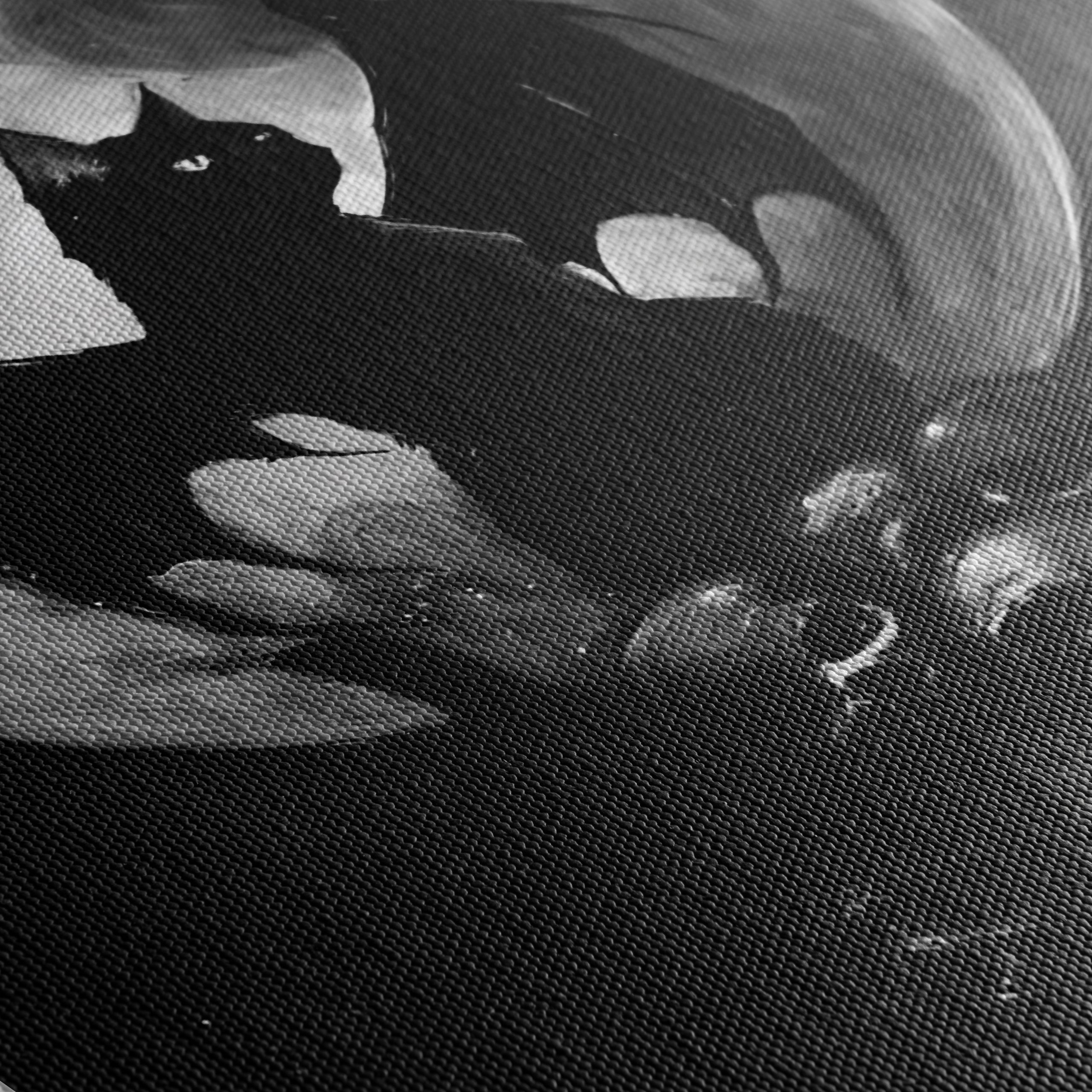 Whimsical Bat-Cat Artwork with Full Moon - Image 5
