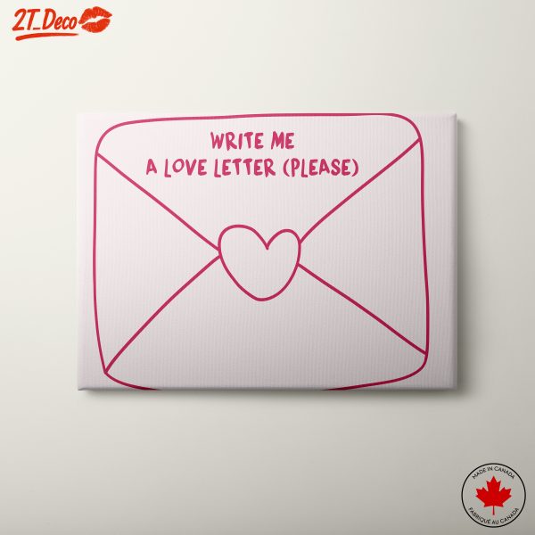 Heartfelt Message Art for Romantic Spaces