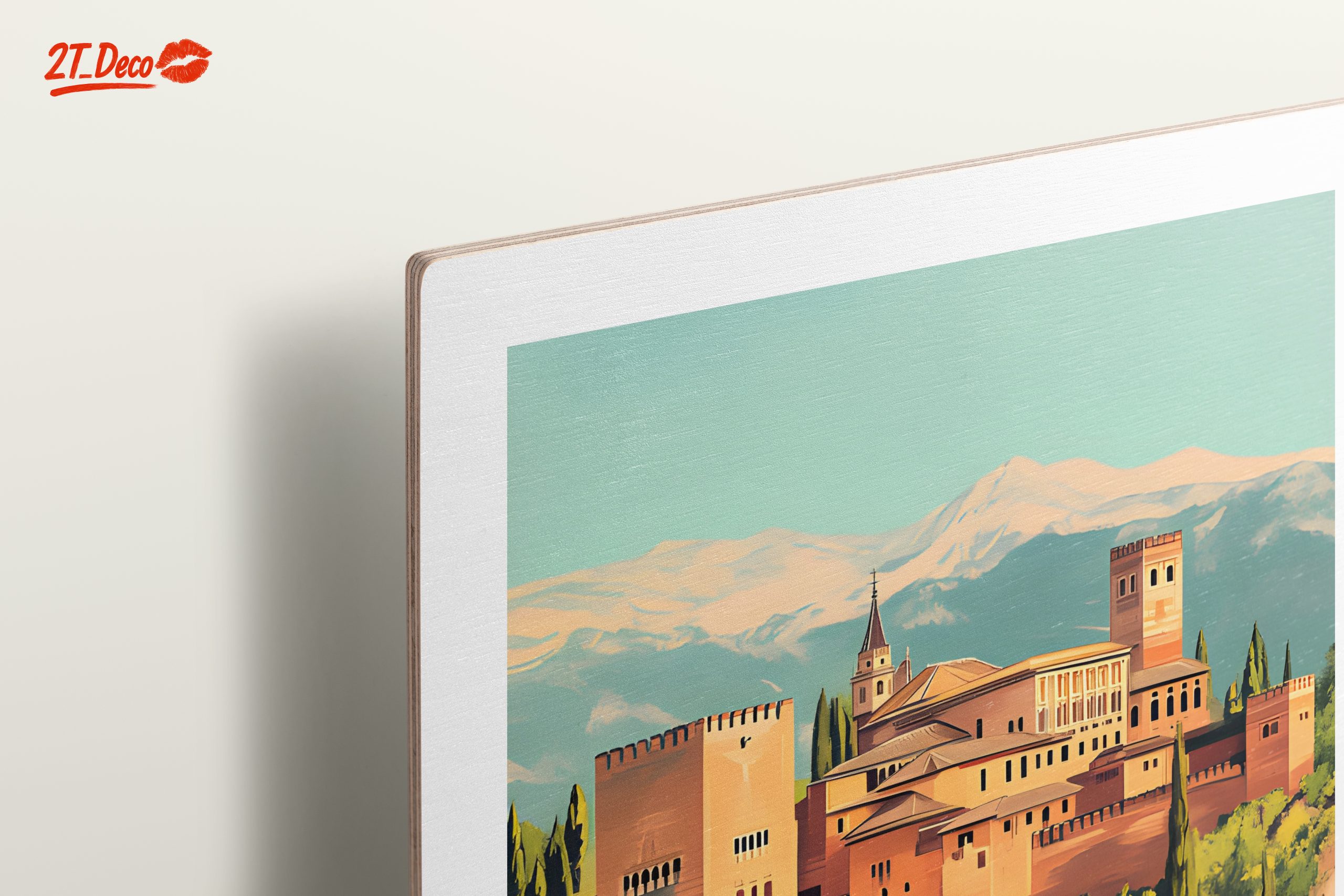 Stylized Depiction of Alhambra in Granada - Image 15