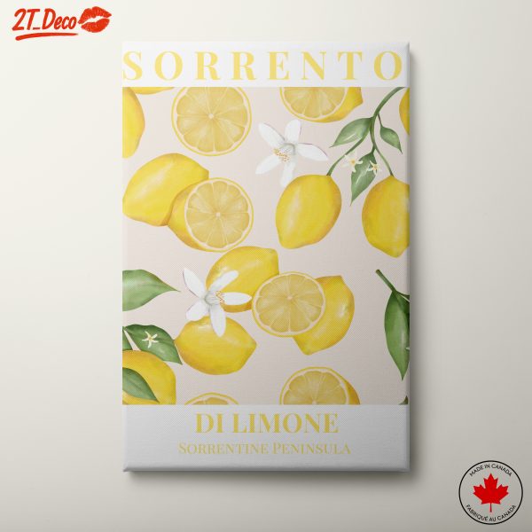 Lemon Illustration Artwork from Sorrento