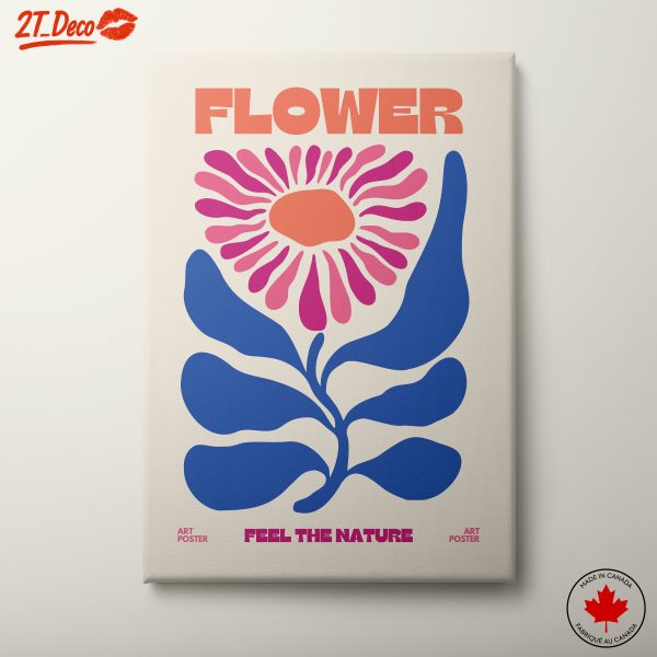 Bold Botanical Flower Artwork