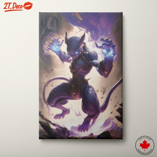Dynamic Fantasy Character with Electric Powers